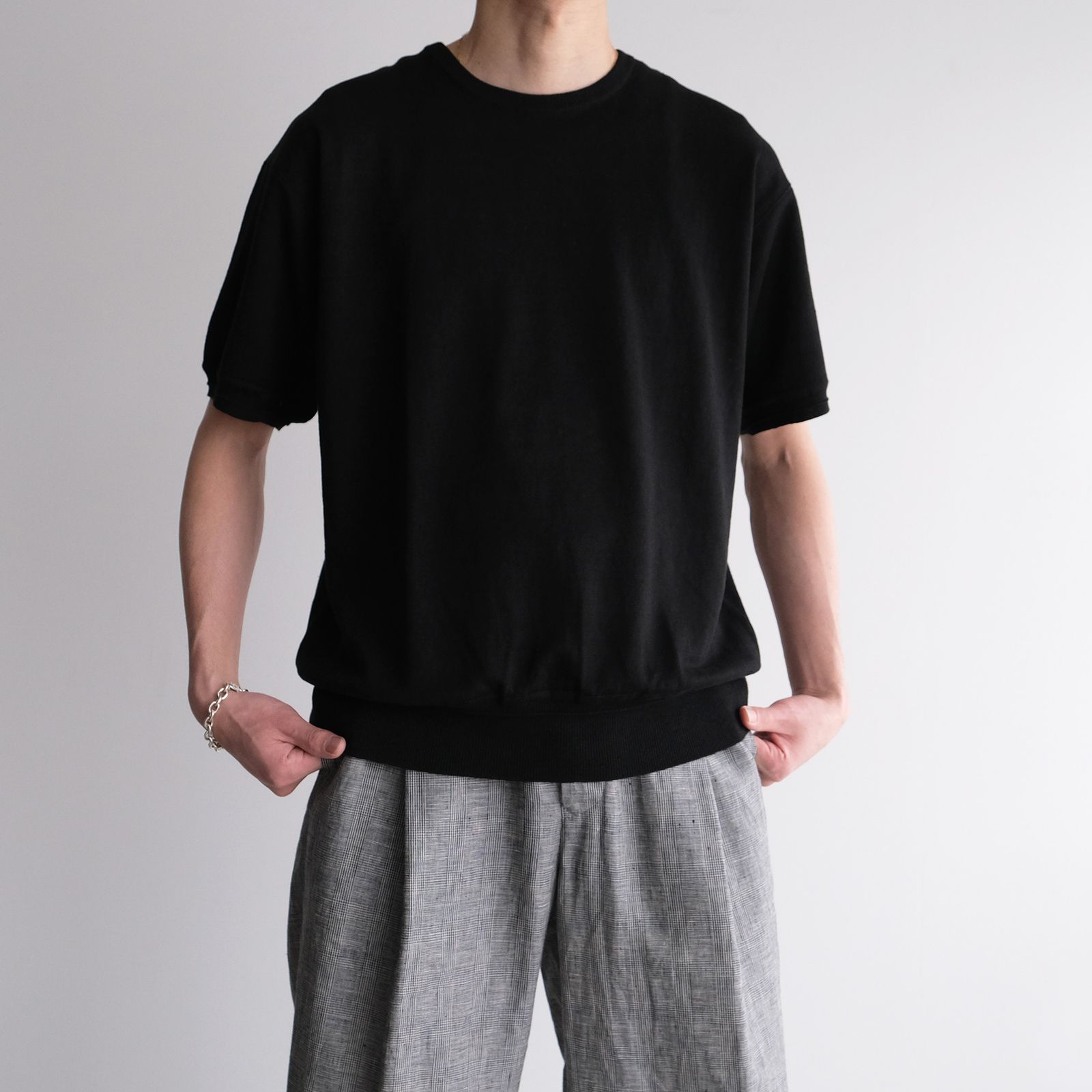 2/26Safirin 18Gauge Knit Pullover -Tシャツ-（Black / ブラック）