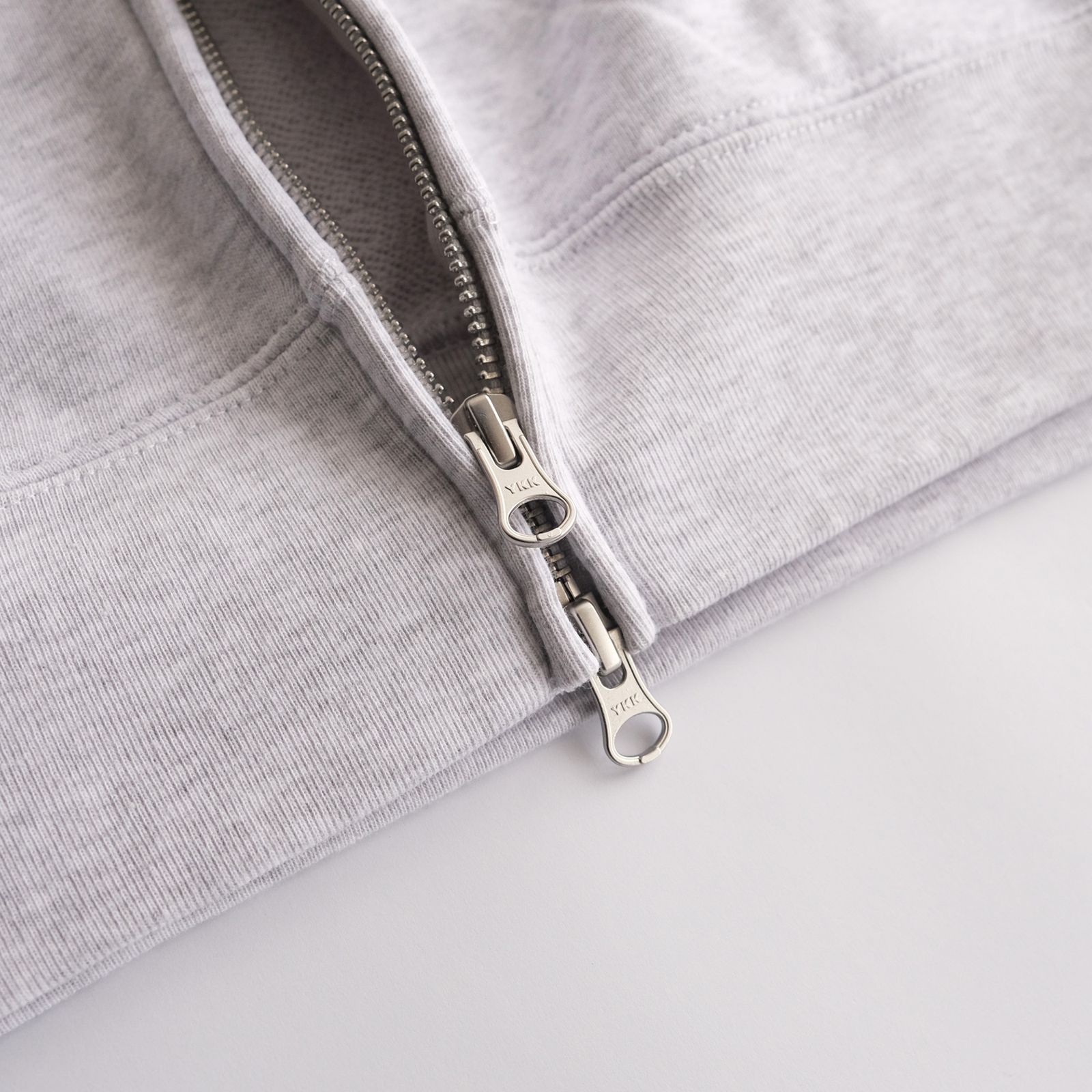 PMD Logo Oversized Zip Hoodie -パーカー-（A.Gray / アッシュグレー）