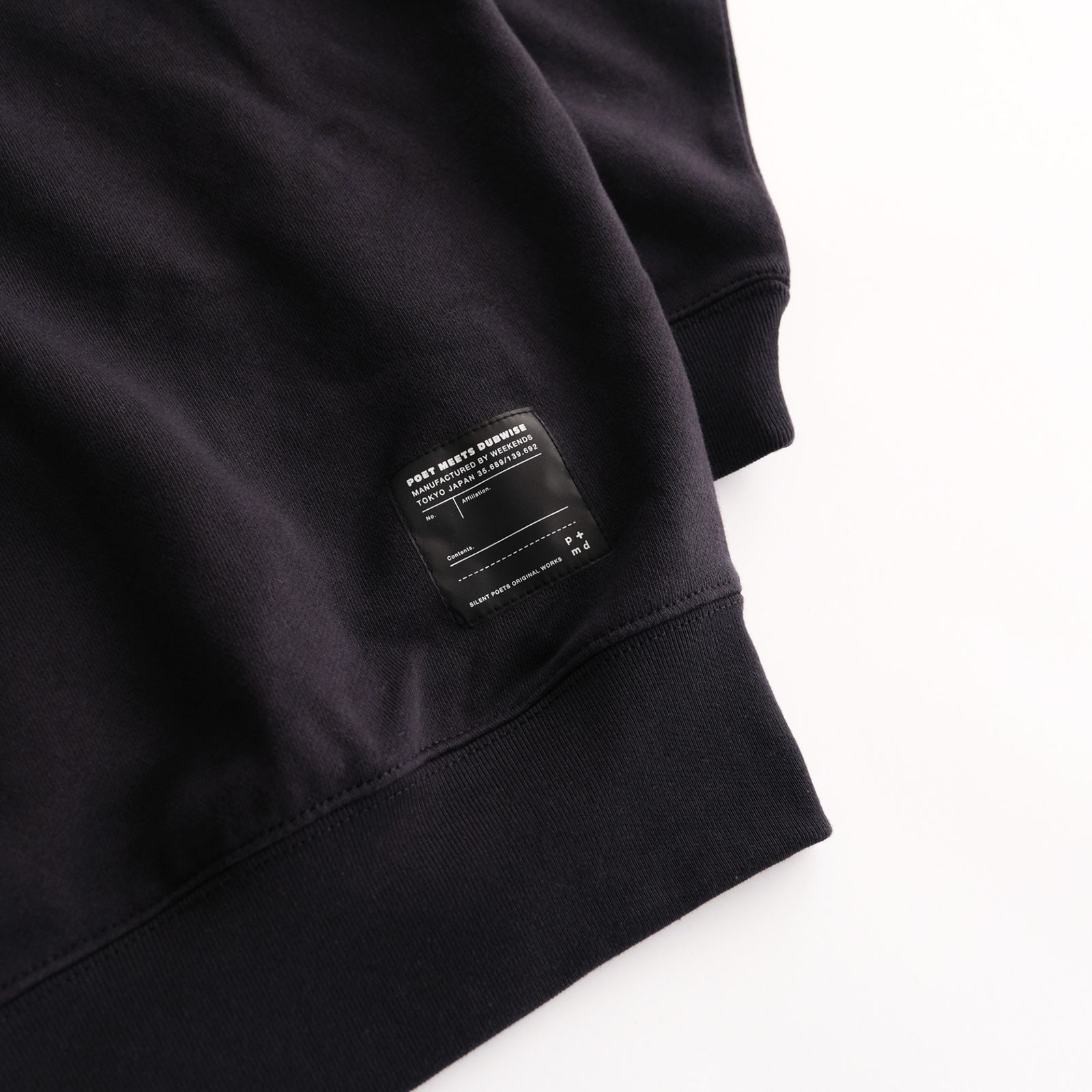 PMD Logo Oversized Zip Hoodie -パーカー-（D.Navy / ダークネイビー）