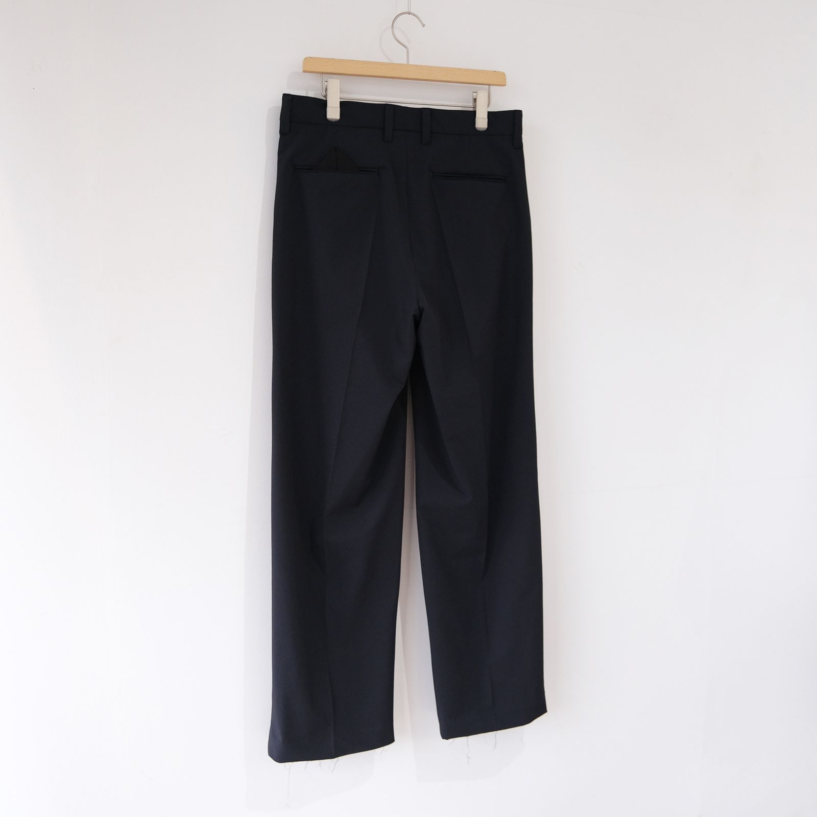 MIDORIKAWA (ミドリカワ) - Stretch WIDE SLACKS -スラックス-(Black / ブラック) - L