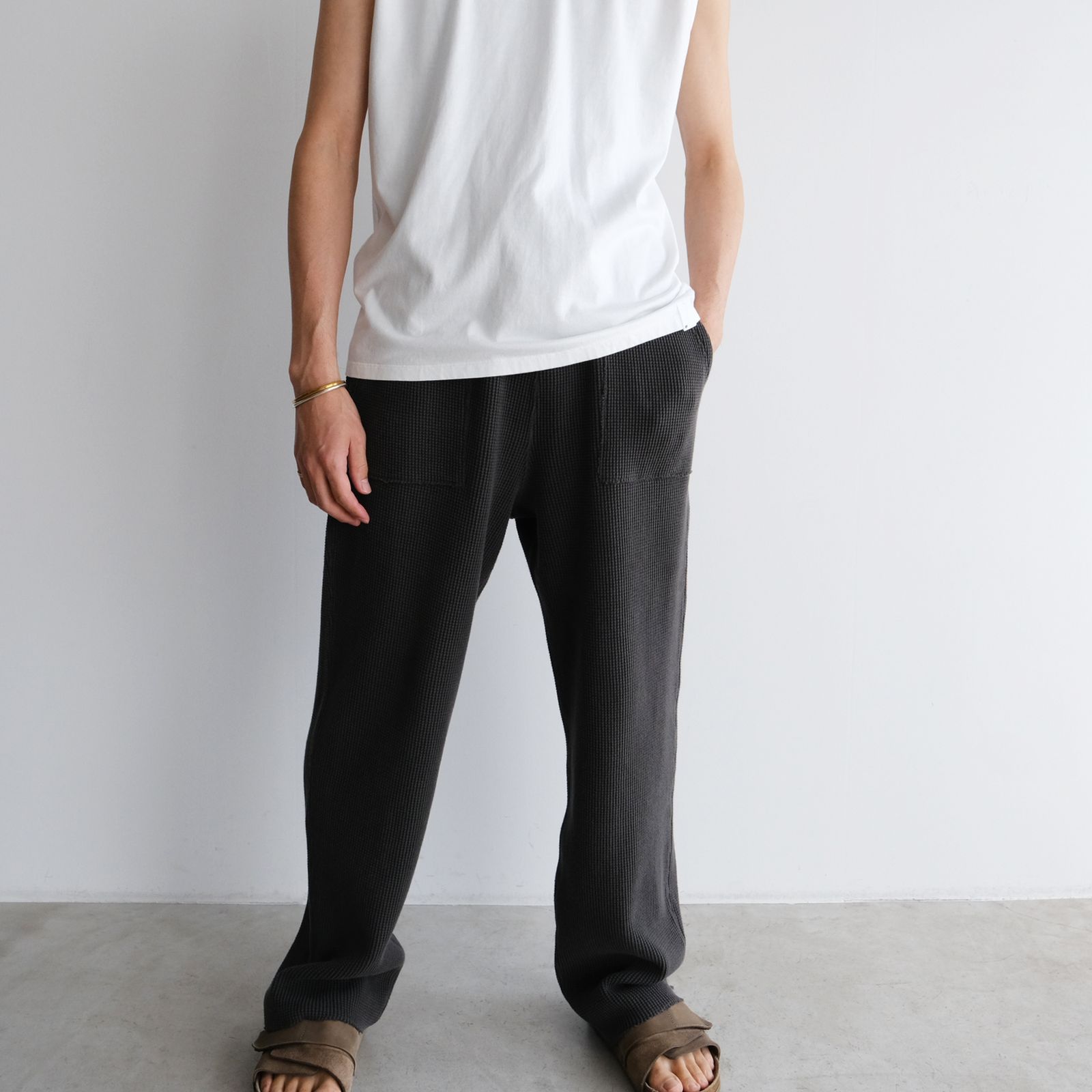 INNAT - Waffle Jogger Pants -パンツ-（Sumikuro / スミクロ） | STACK STORE