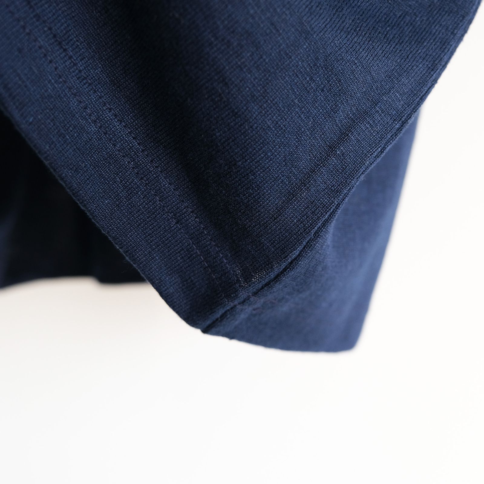 Linen 10oz Henry Neck Pullover -Tシャツ-（Marine / マリン）