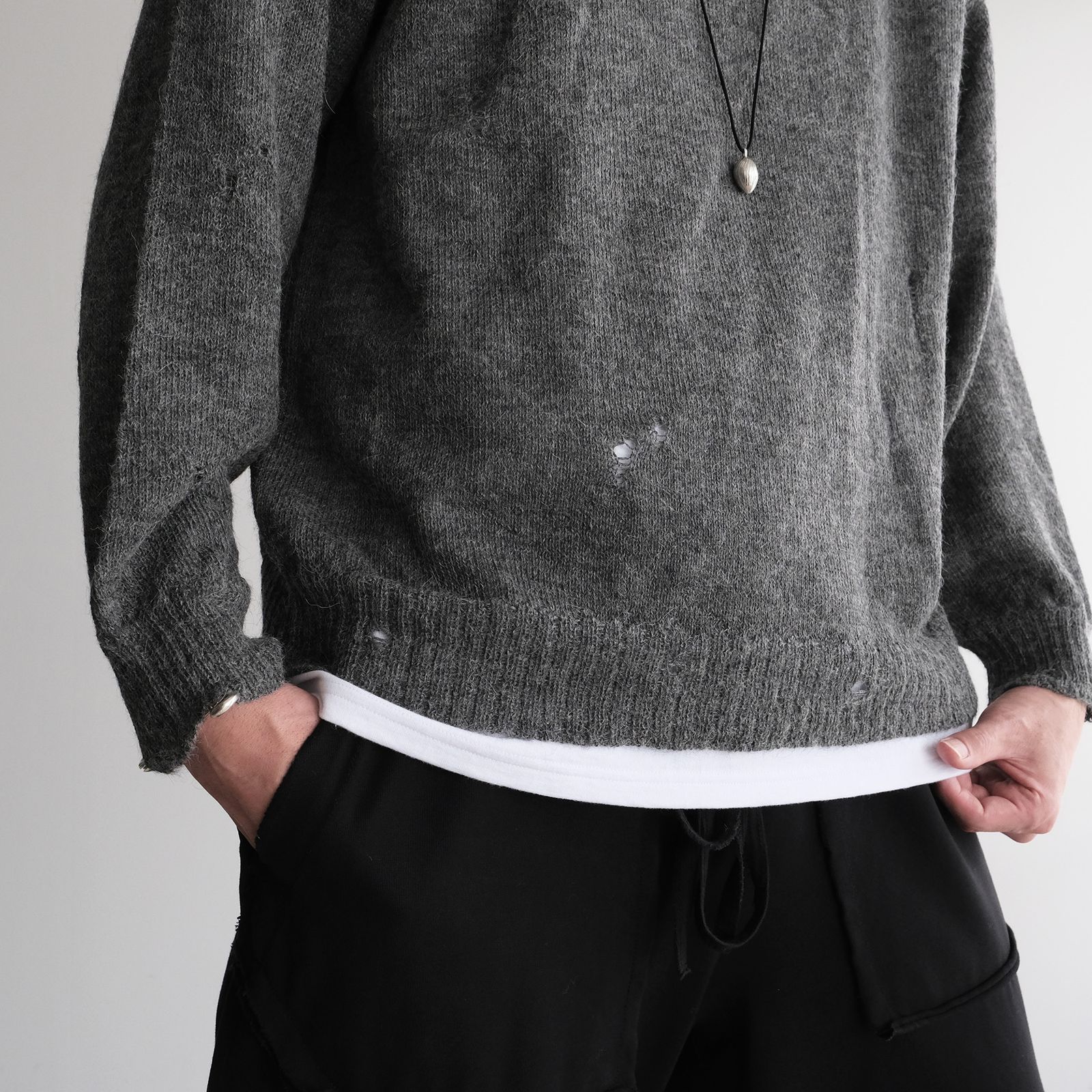 Turtleneck Sweater -ニット-（Gray / グレー）