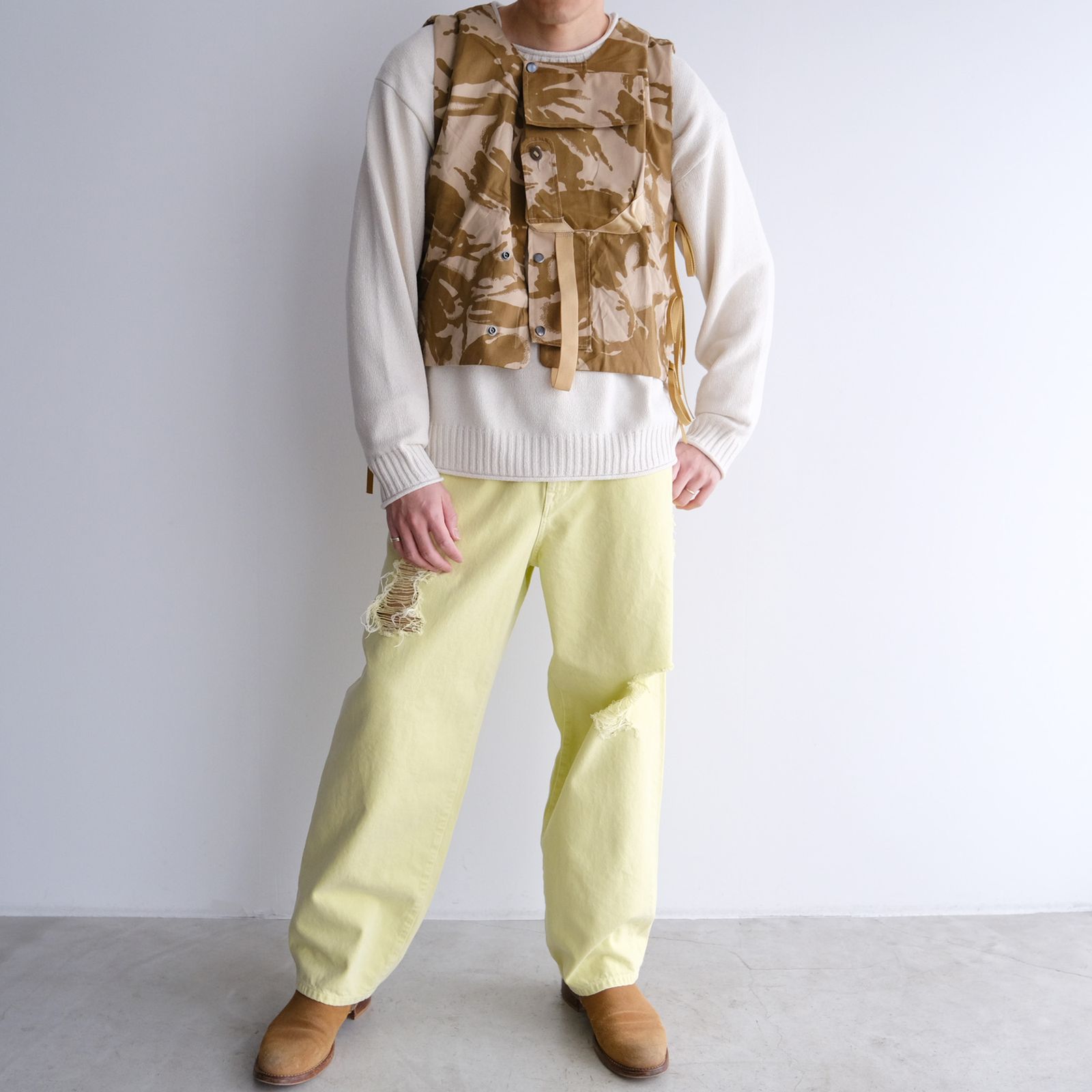 Cotton Denim -Denim Pants- パンツ（L.Yellow / L.イエロー）