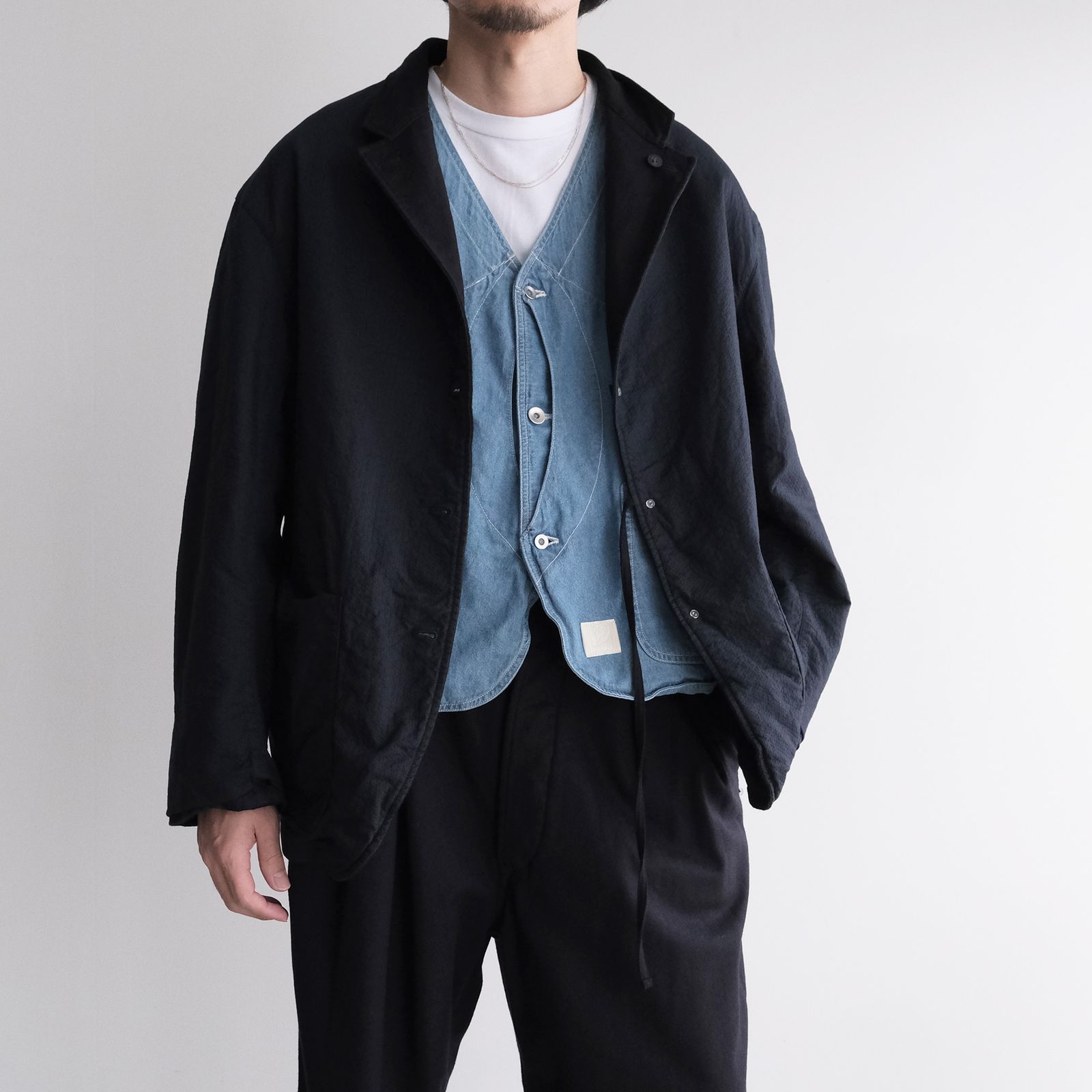 Reversible Hunter Jacket -テーラードジャケット-（Navy / ネイビー）