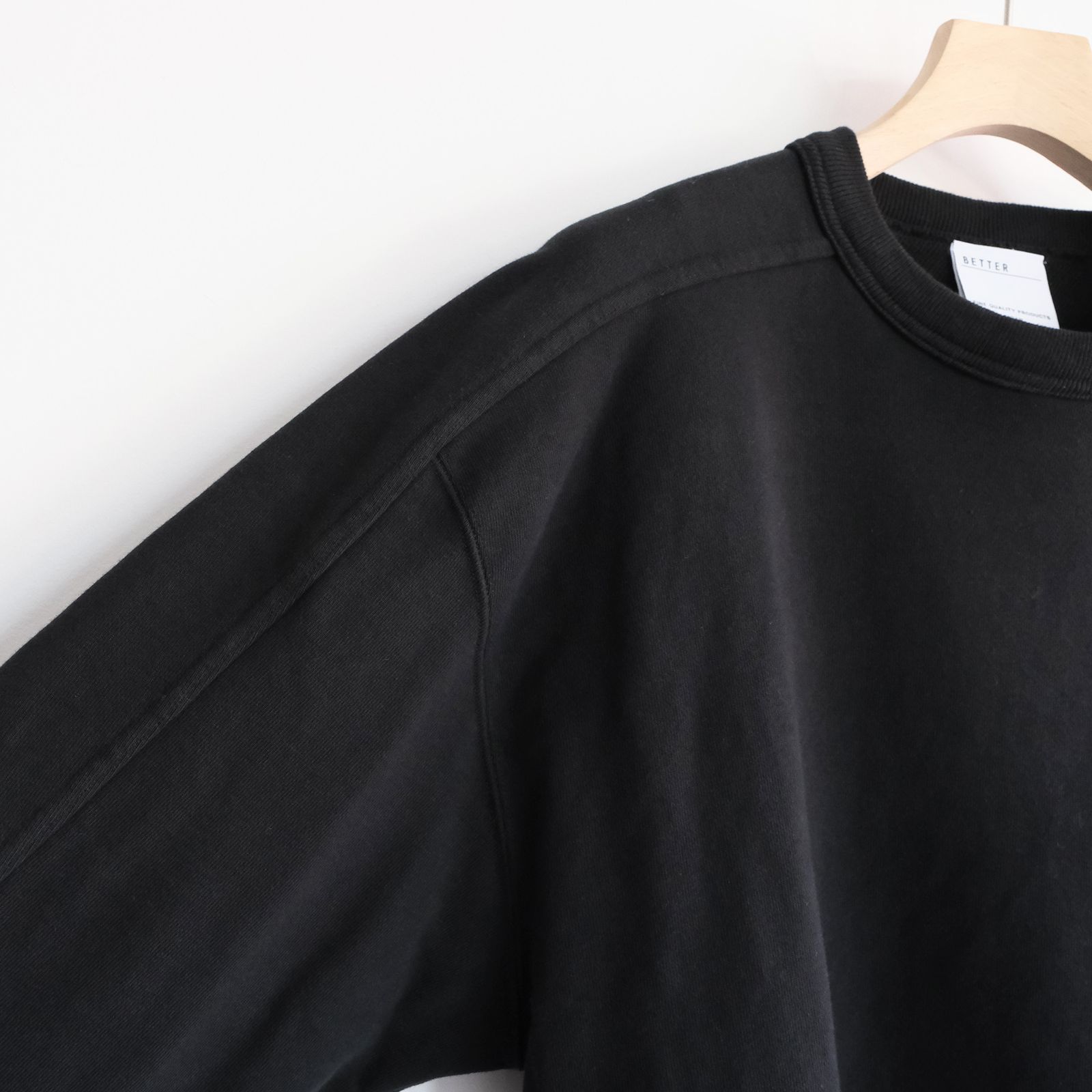 Vintage Fleece Crew Neck Pullover -スウェット-（Black / ブラック）