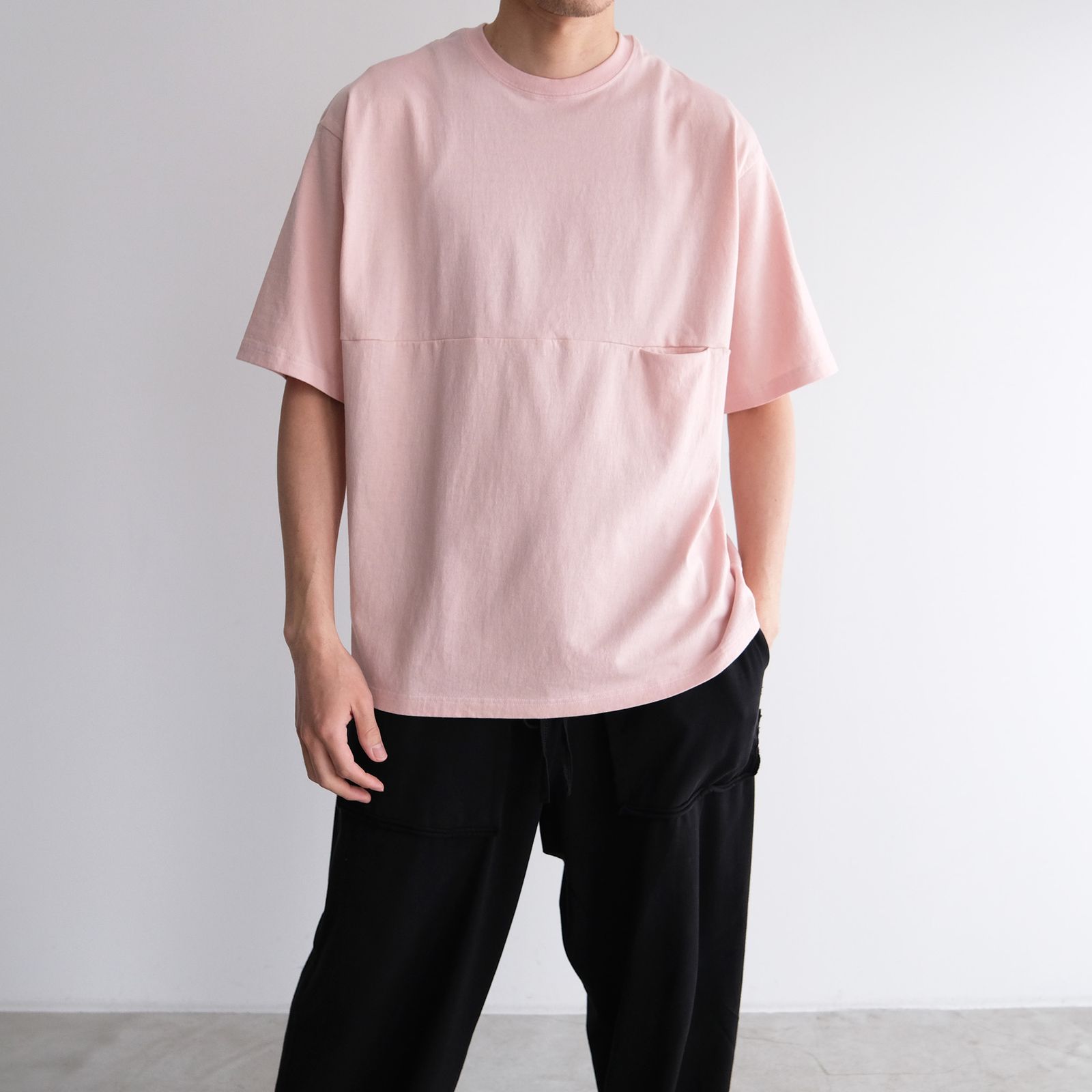Yururi Tee 1/2 -Tシャツ-（Pink / ピンク）