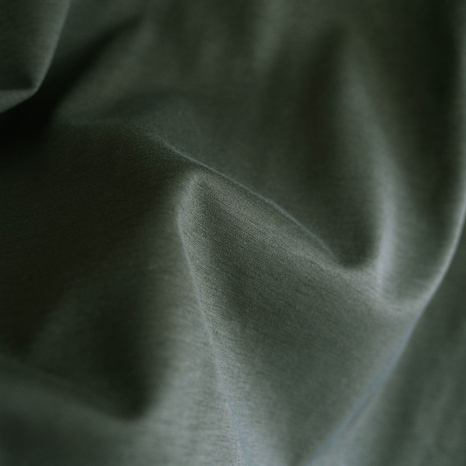 Brushed Mockrody Crew Neck L/S Tee -Tシャツ-（Green / グリーン）