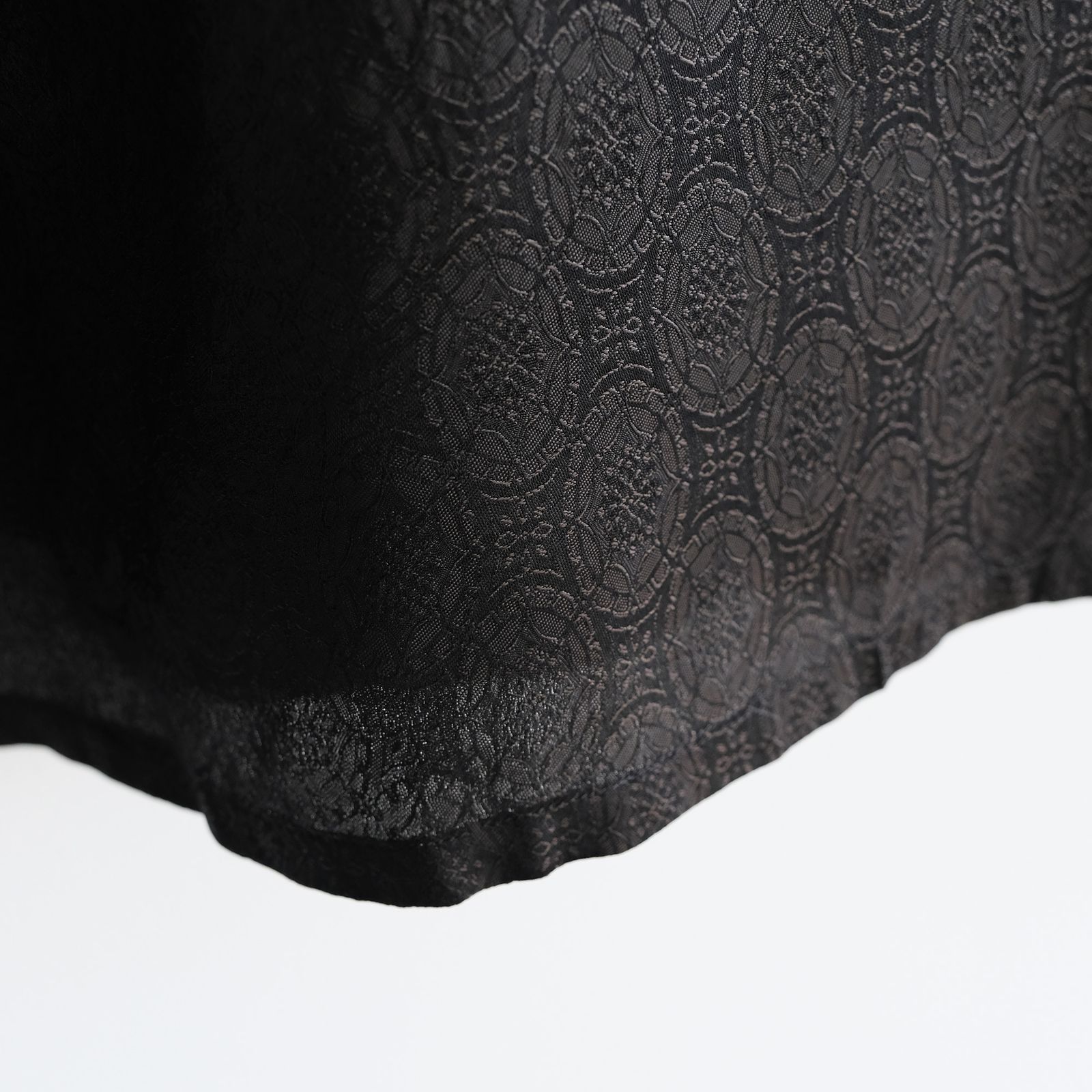 Cupro-Regular Collar L/S Shirts -シャツ-（Charcoal / チャコール）