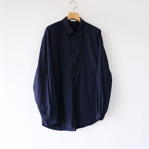 Suvin Broad Washed Shirt -シャツ-（Navy / ネイビー）