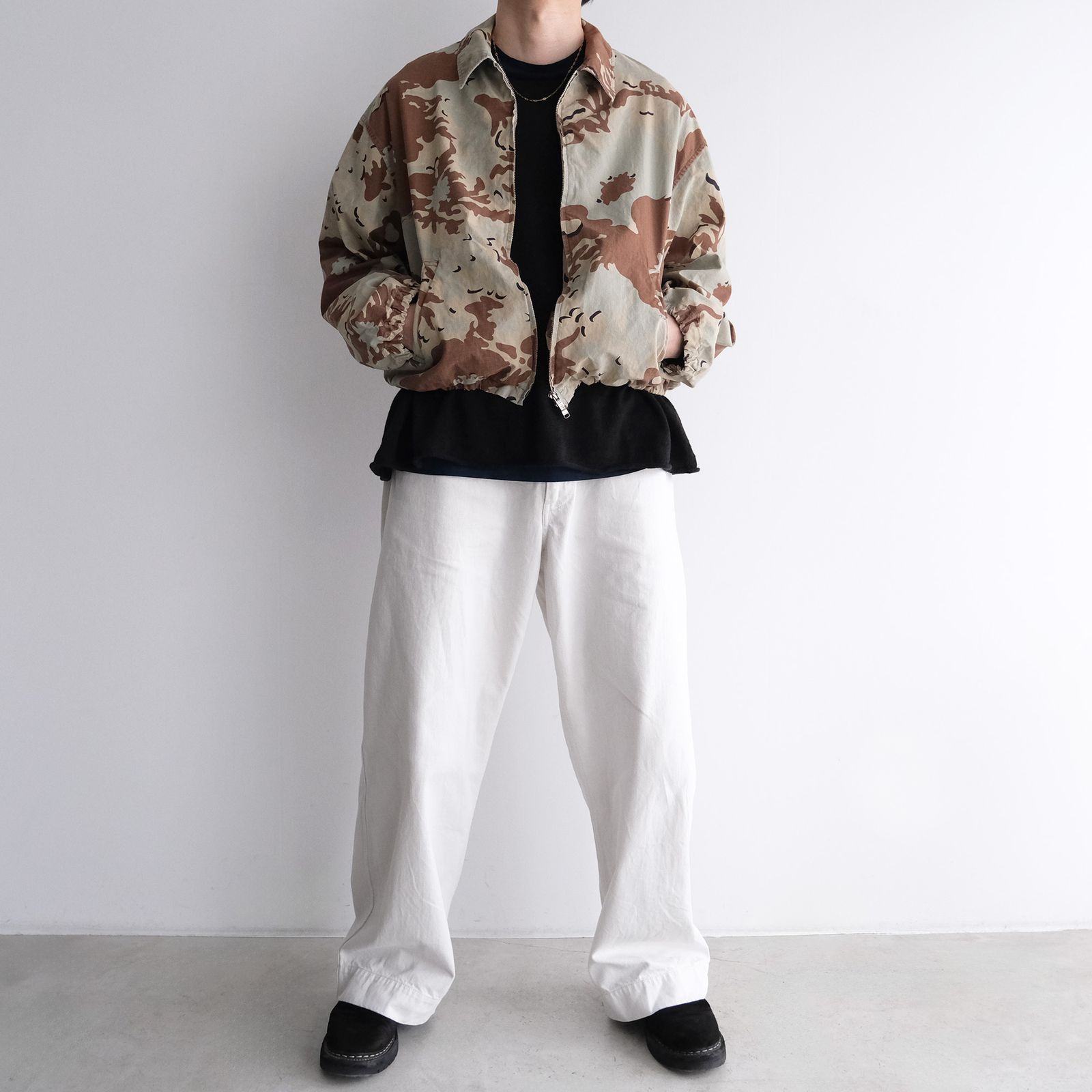 Camo Flower Blouson -ジャケット-（Beige / ベージュ）