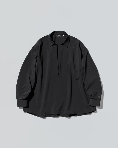 DESCENTE for Graphpaper Skipper Shirt -シャツ-（Black / ブラック）DU263-5002
