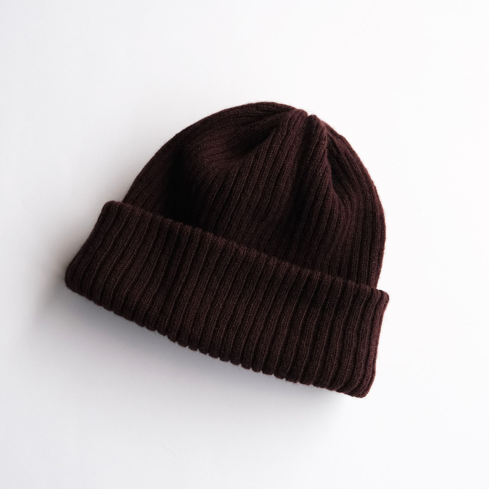 Cashmere Knit -ニットキャップ-（Wine Brown / ワインブラウン）