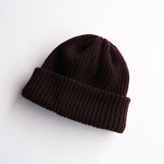 Cashmere Knit -ニットキャップ-（Wine Brown / ワインブラウン）