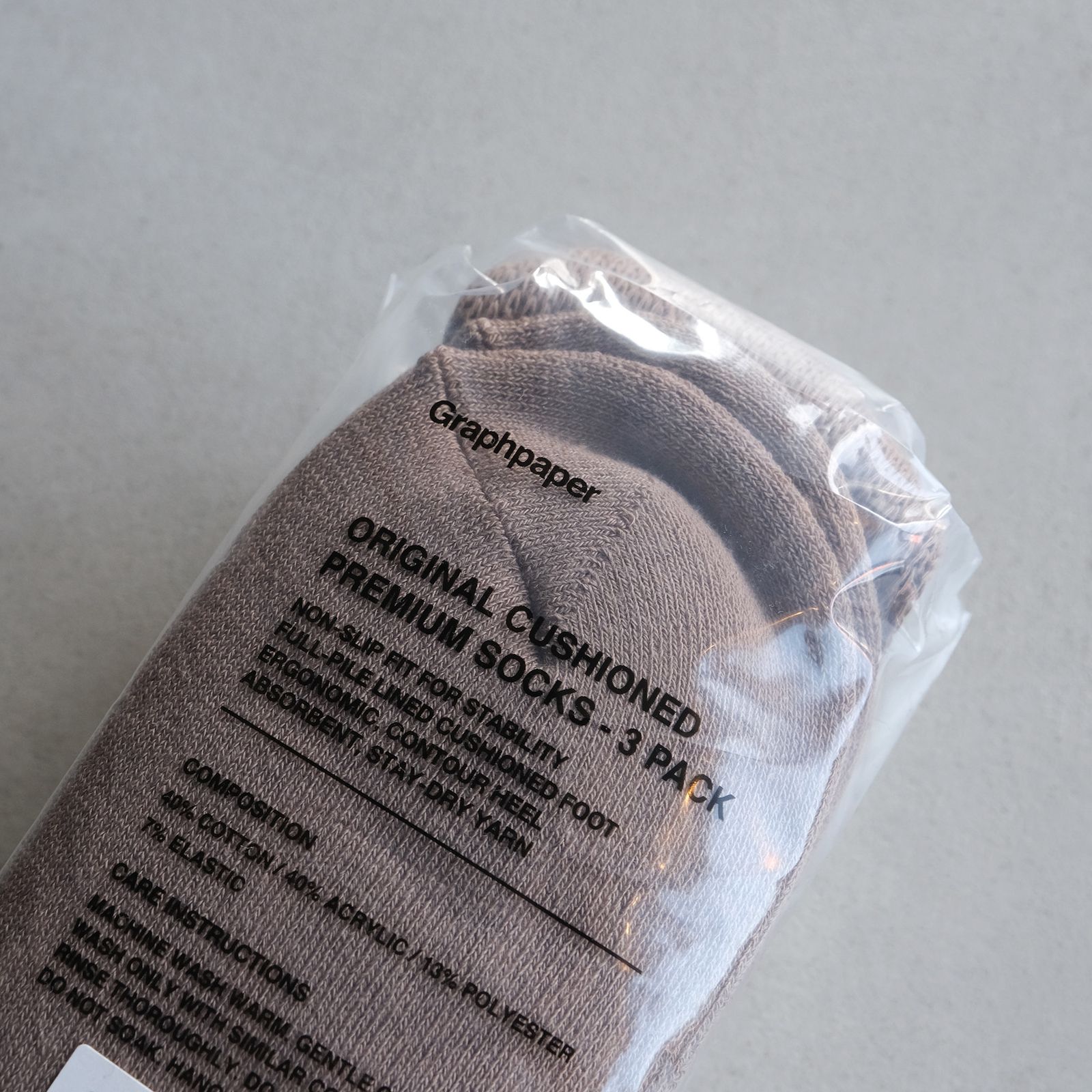 Graphpaper 3-Pack Socks -ソックス-（Mix / ミックス）GU261-90286C