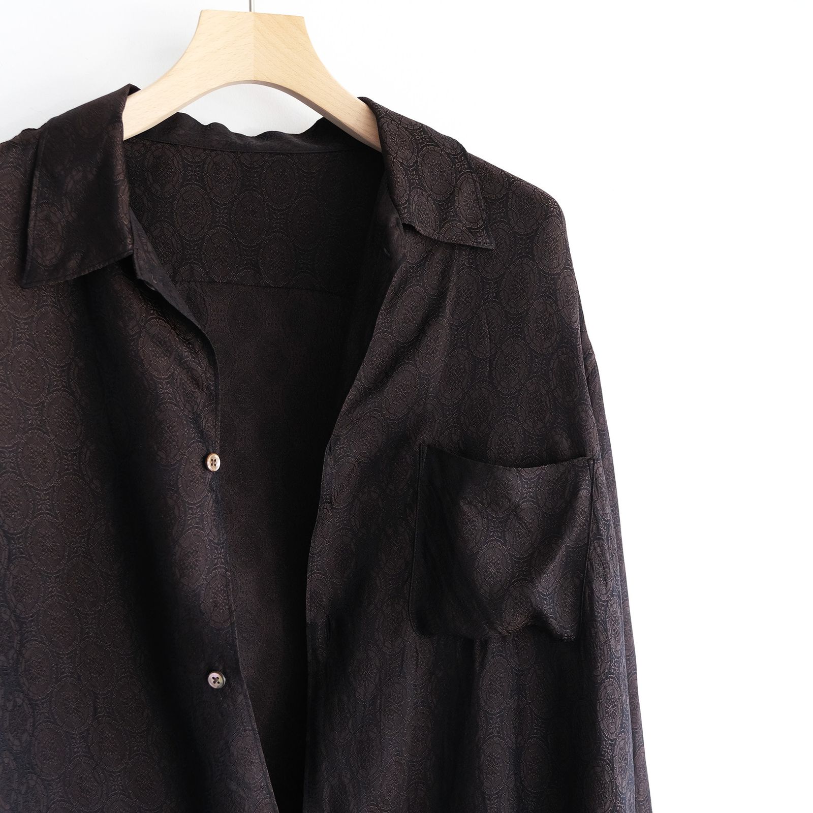 Cupra - Regular Collar L/S Shirts -シャツ-（Brown / ブラウン）
