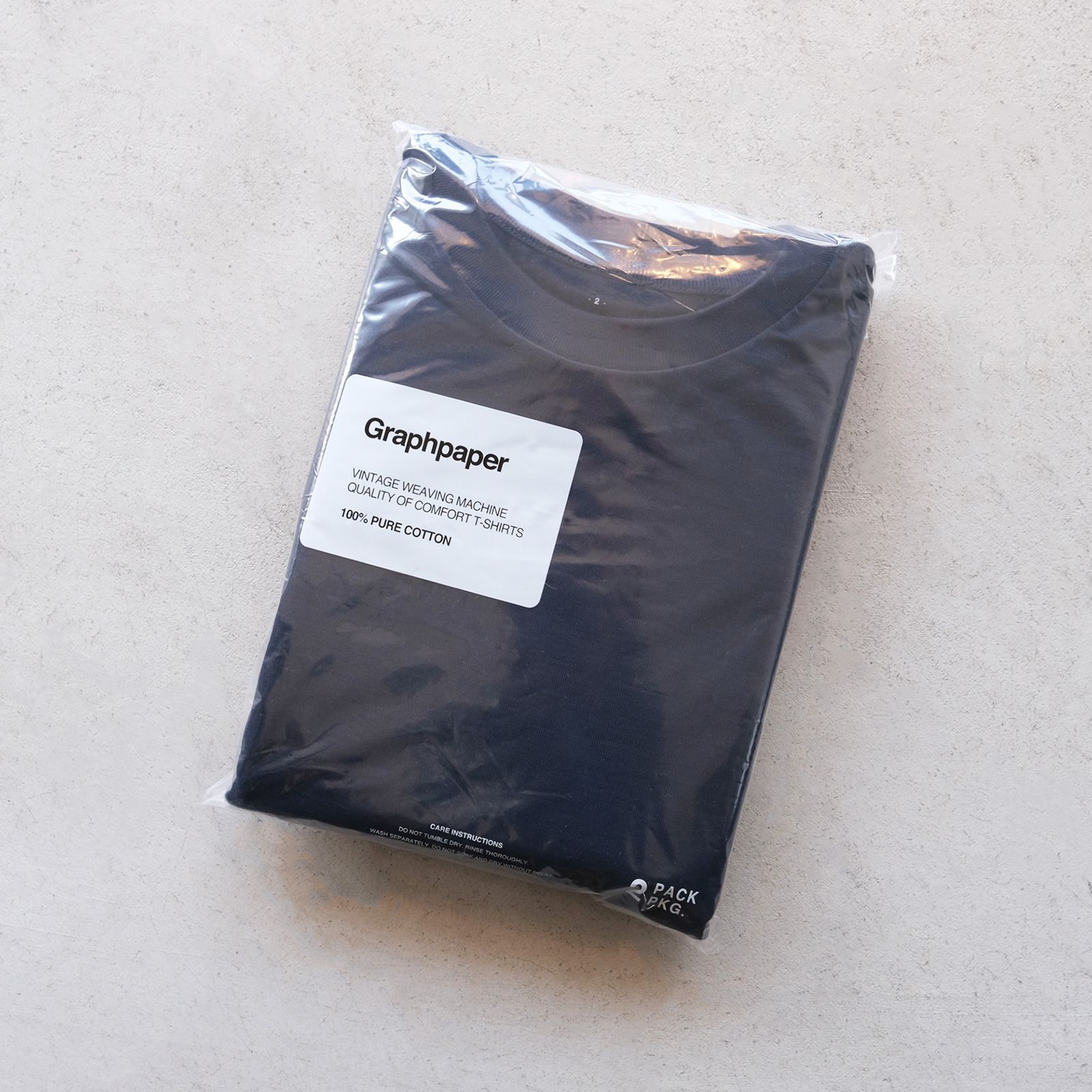 Graphpaper - 2-Pack Crew Neck Tee -Tシャツ-（Black