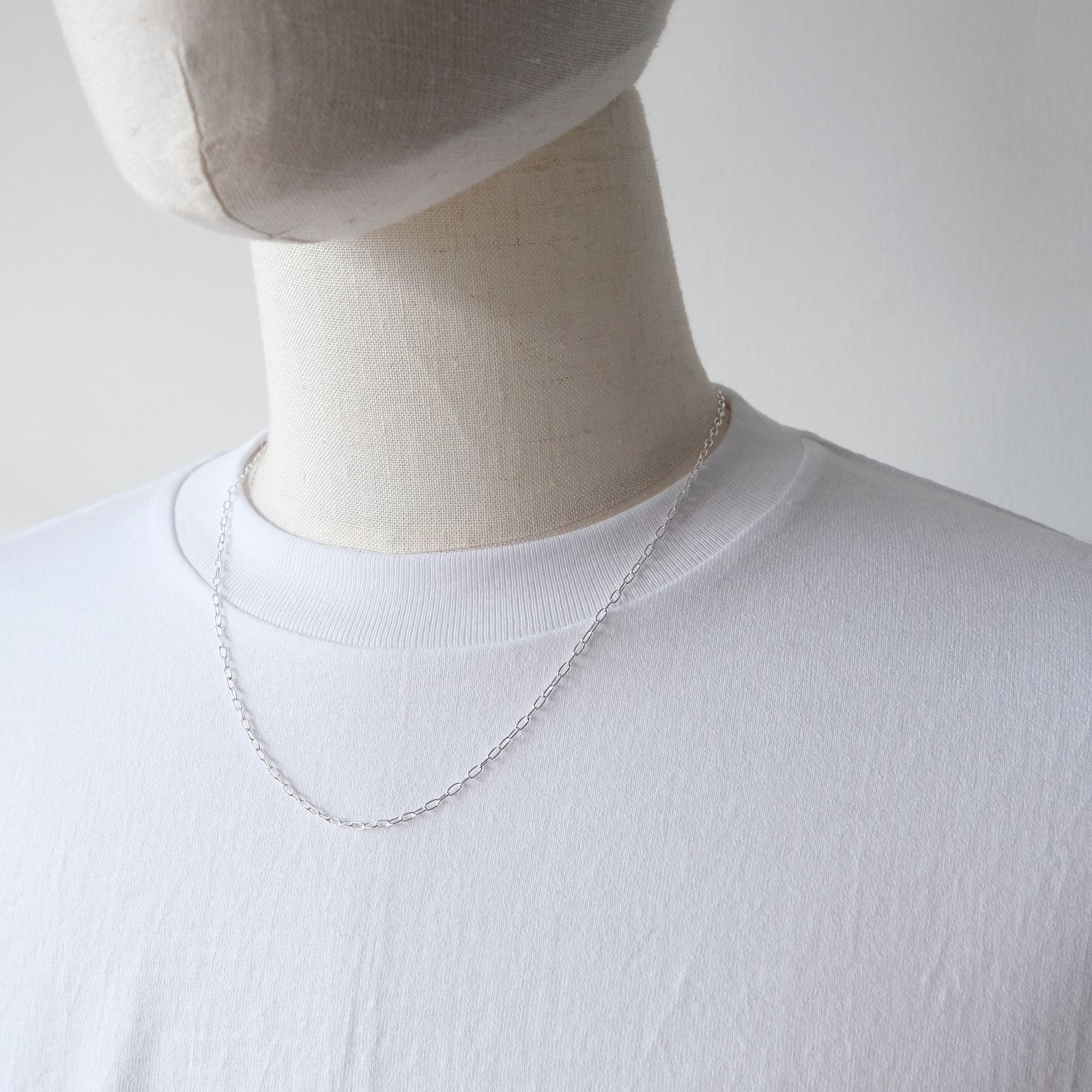 Oval Link Chain Silver 925 -ネックレス-（Silver / シルバー）