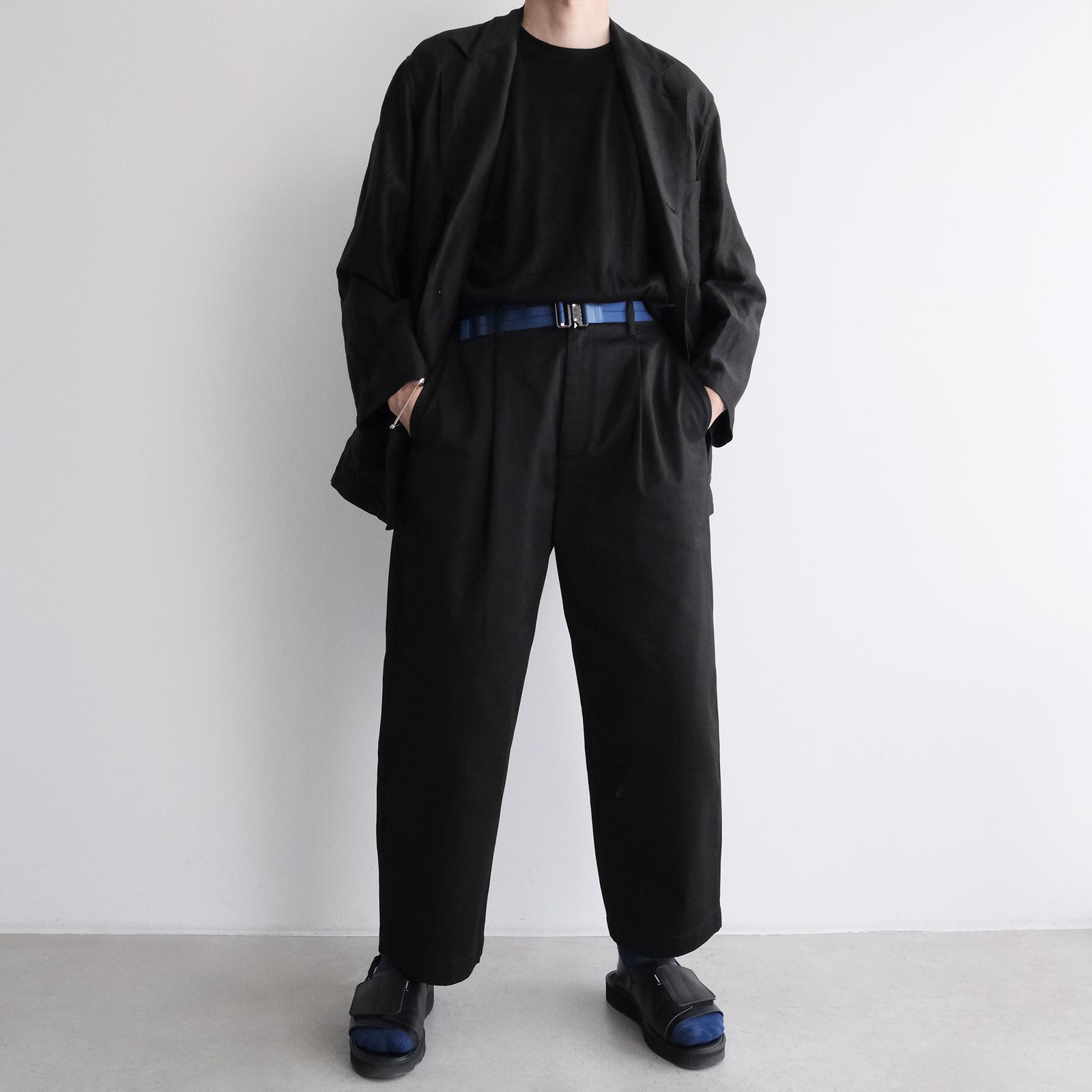 Westpoint Chino Wide Tapered Trousers -パンツ-（Black / ブラック）GM263-40166B