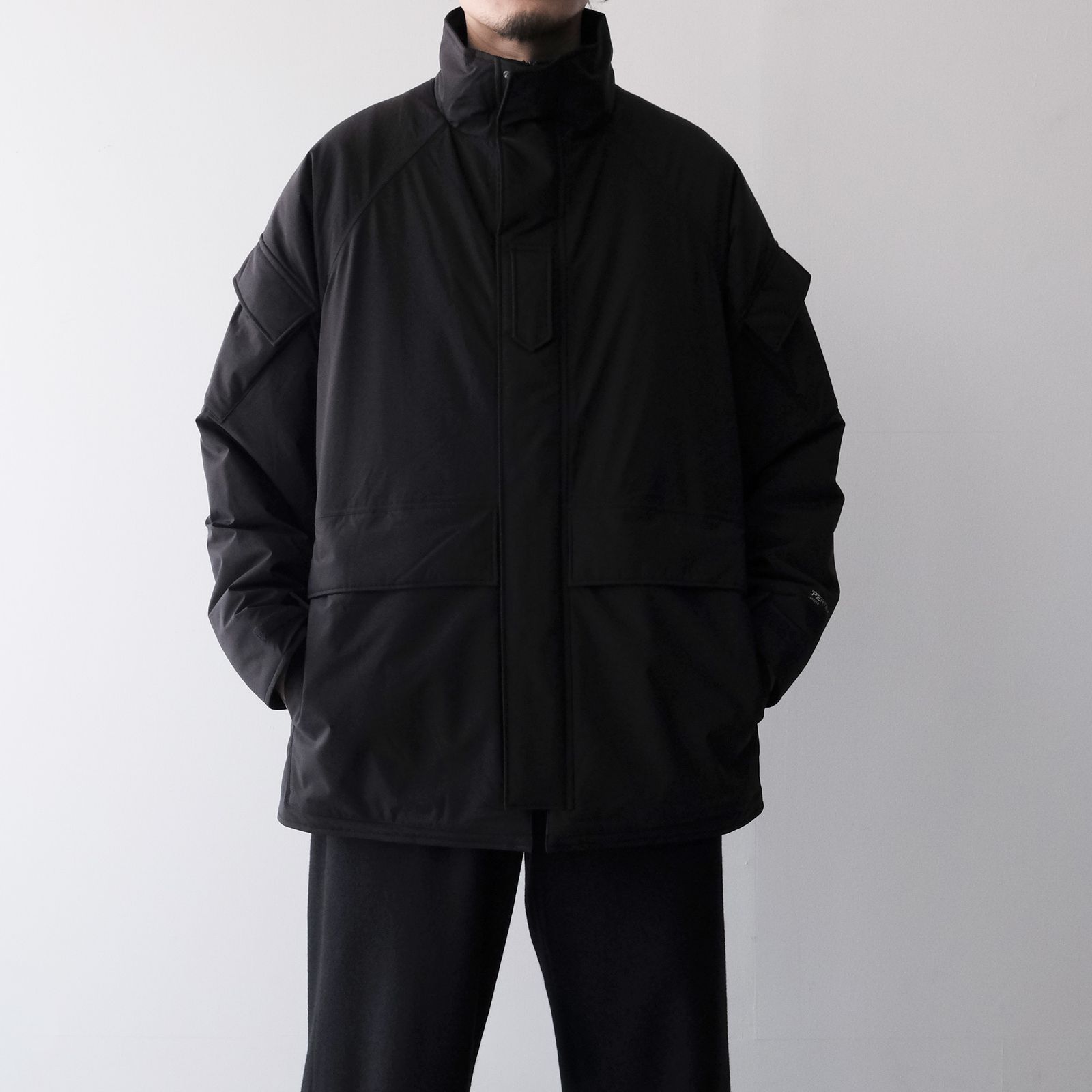 PERTEX SHIELD Insulated Military Parka -ジャケット-（Black / ブラック）GM263-30271