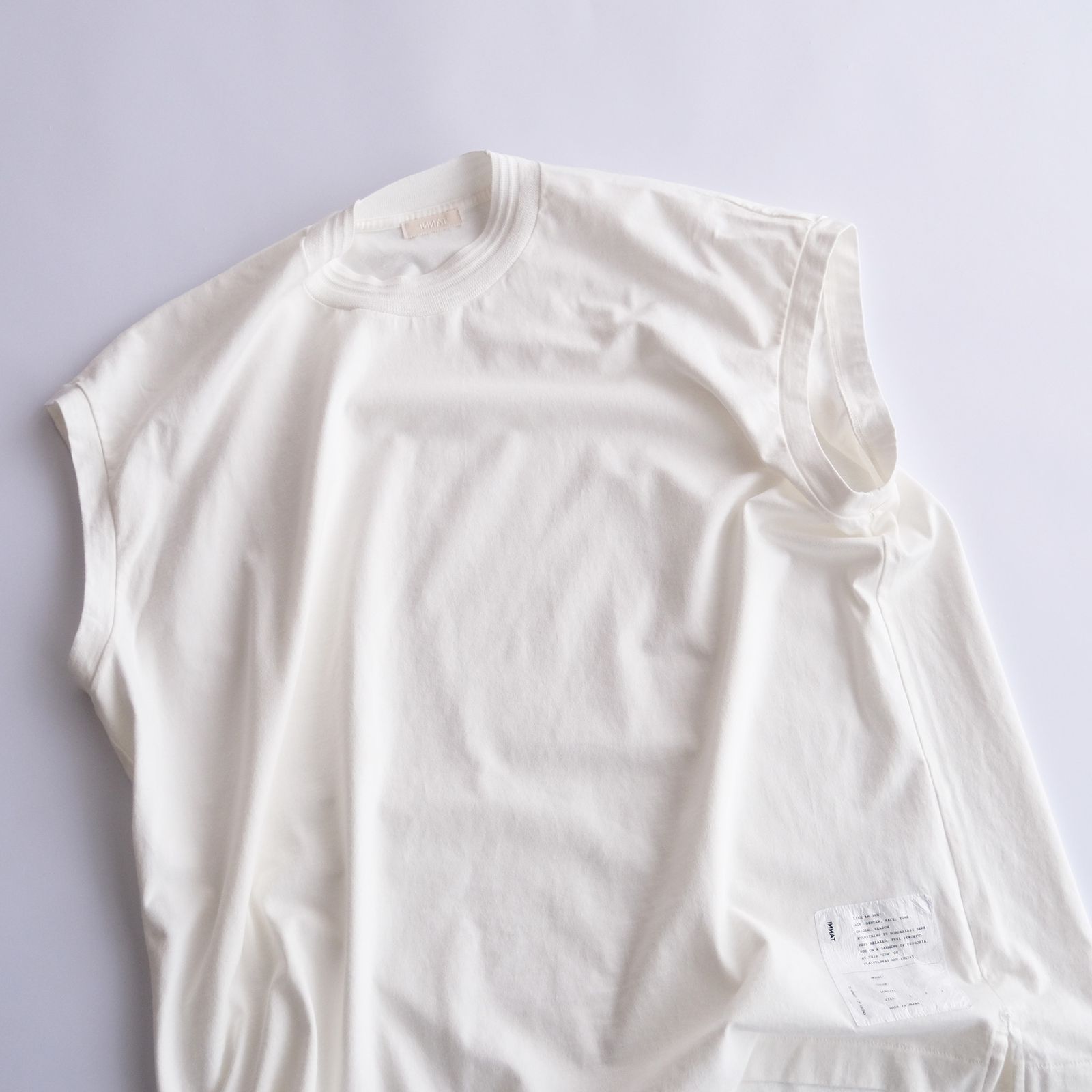 NS Tee - ノースリーブ -（White / ホワイト）