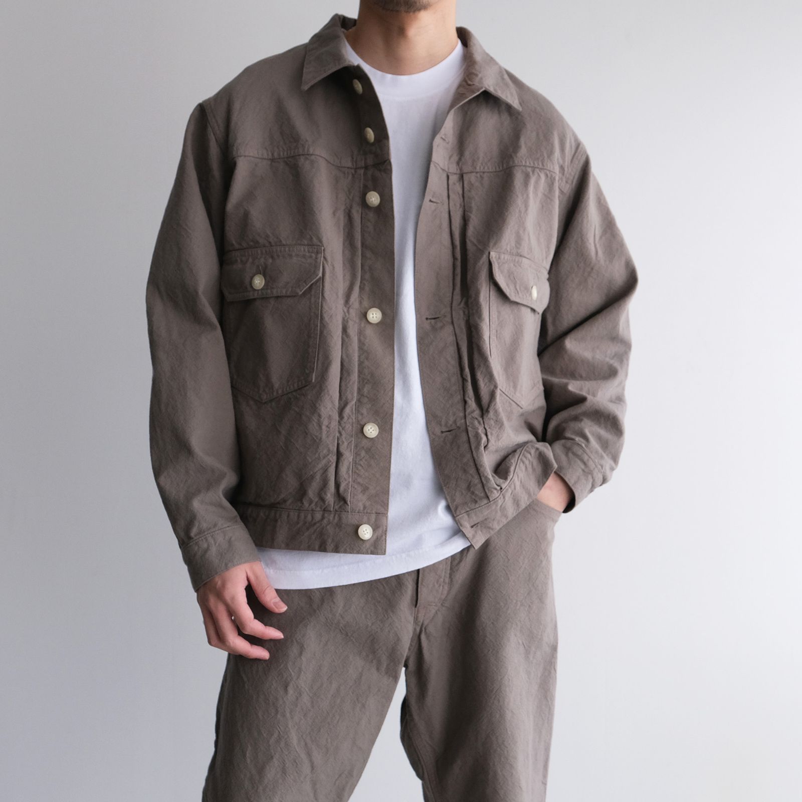 Type-2 Trucker Jacket -ジャケット-（Greige / グレージュ）