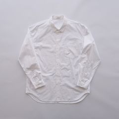 Suvin Broad Washed Shirt -シャツ-（White / ホワイト）