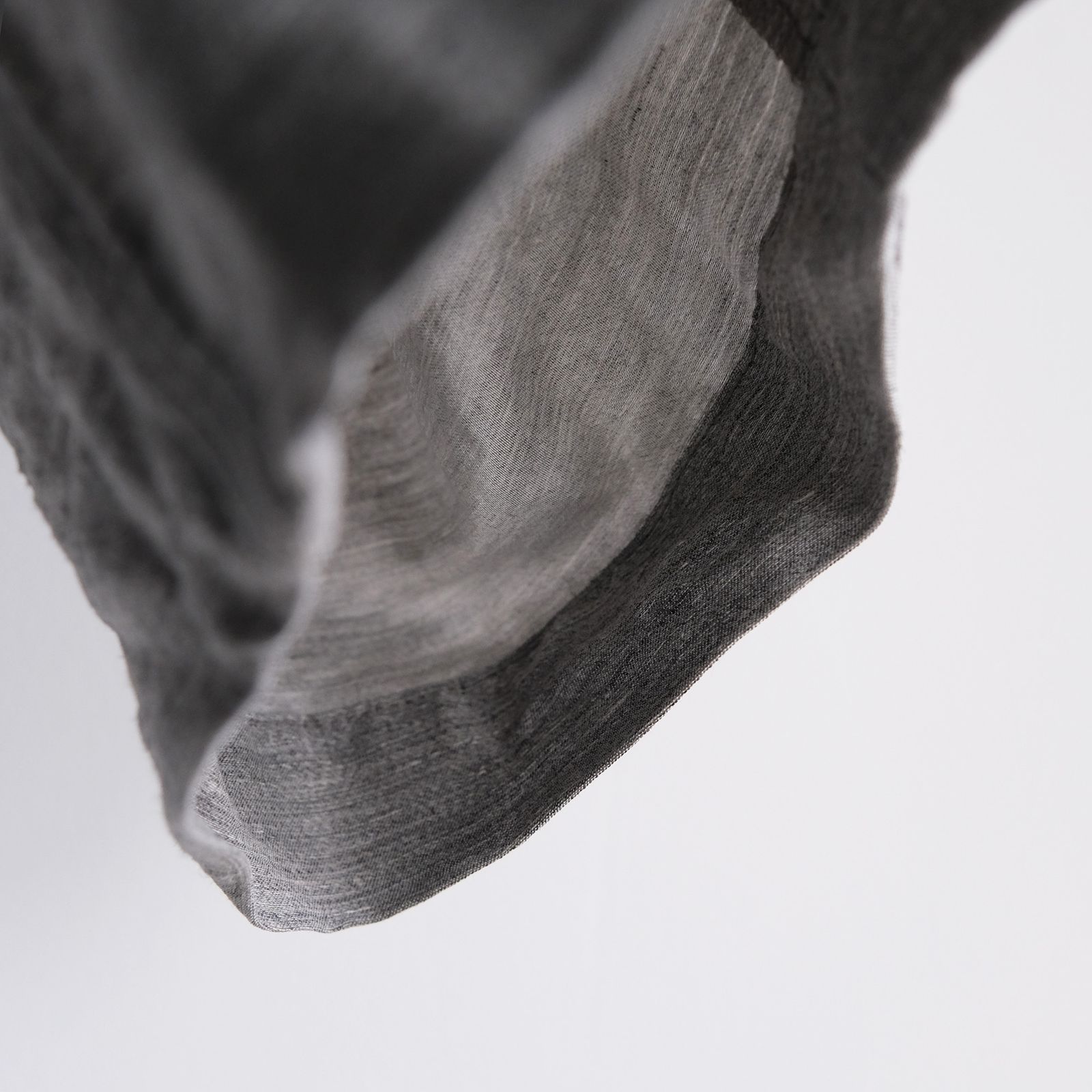 Linen Cupro Back Satin Belted Pants -パンツ-（Gray / グレー）GM261-40371