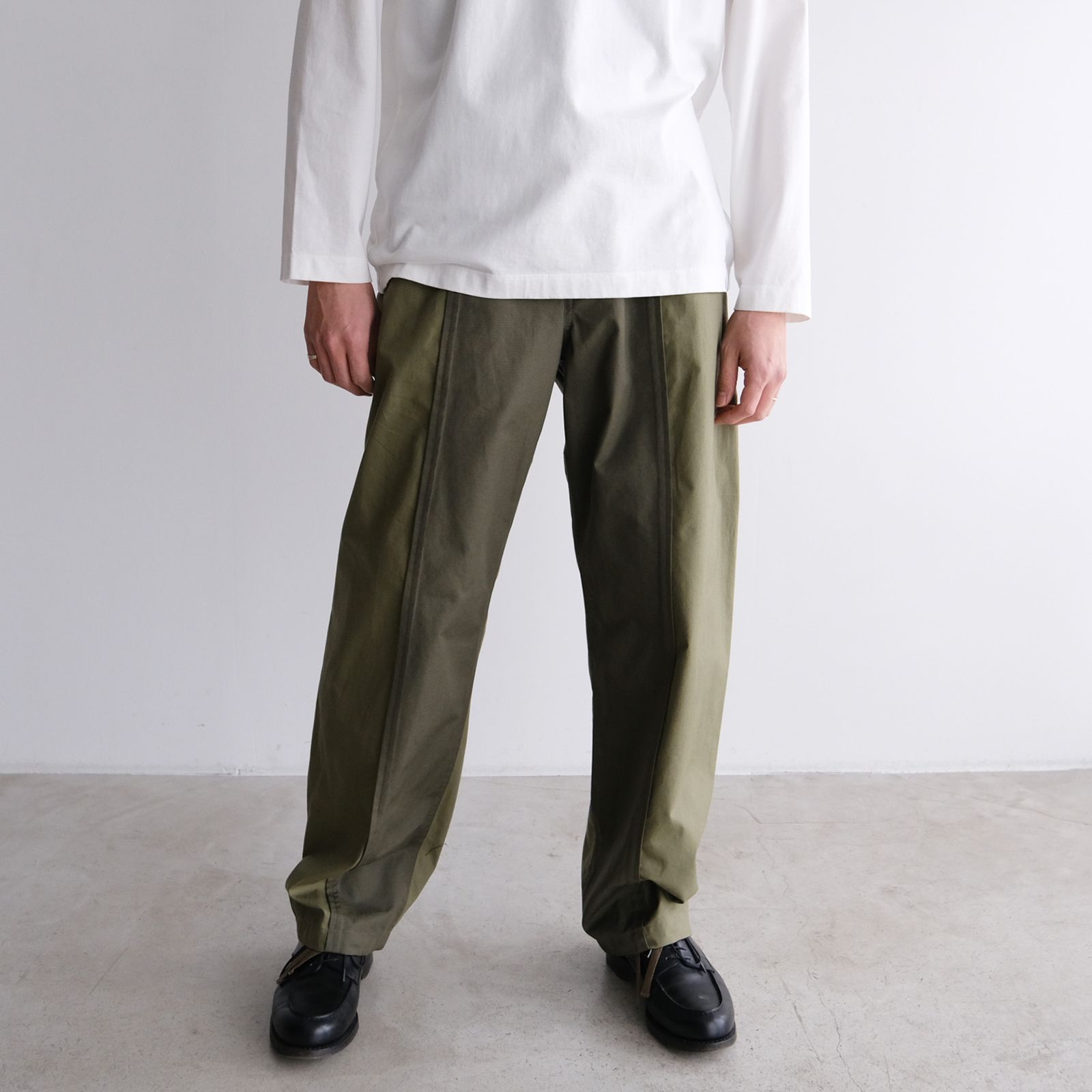『Blocked Work Pants』-パンツ-（Olive / オリーブ）