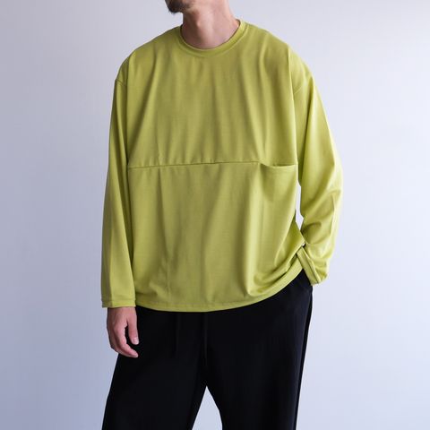 Yururi Tee L/S Super100s -Tシャツ-（Yellow / イエロー）