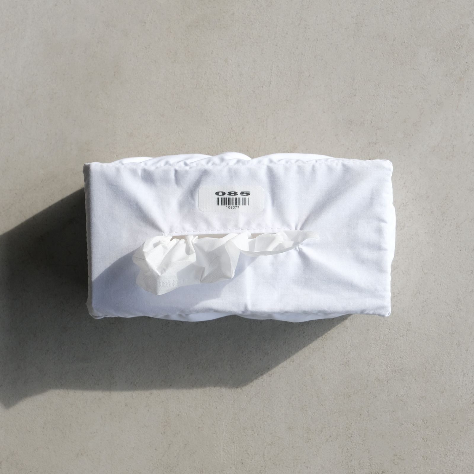 PLAIN TISSUE BOX COVER -ティッシュカバー-（White / ホワイト）