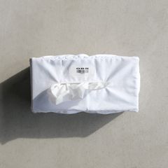 PLAIN TISSUE BOX COVER -ティッシュカバー-（White / ホワイト）