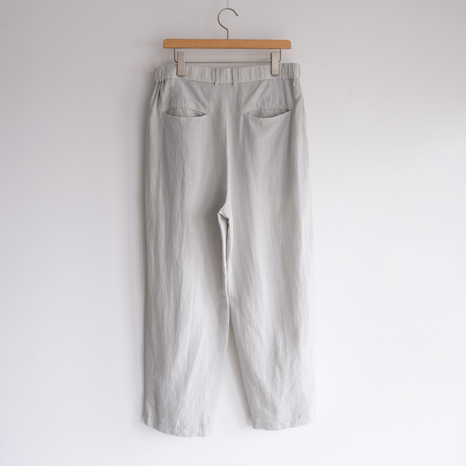 Cotton Linen Voile Loose Fit Pants -パンツ-（Sax / サックス）