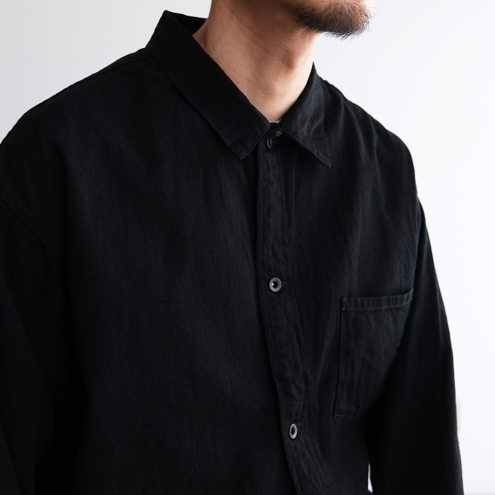 Black Twill Blouson -ブルゾン-（Black / ブラック）