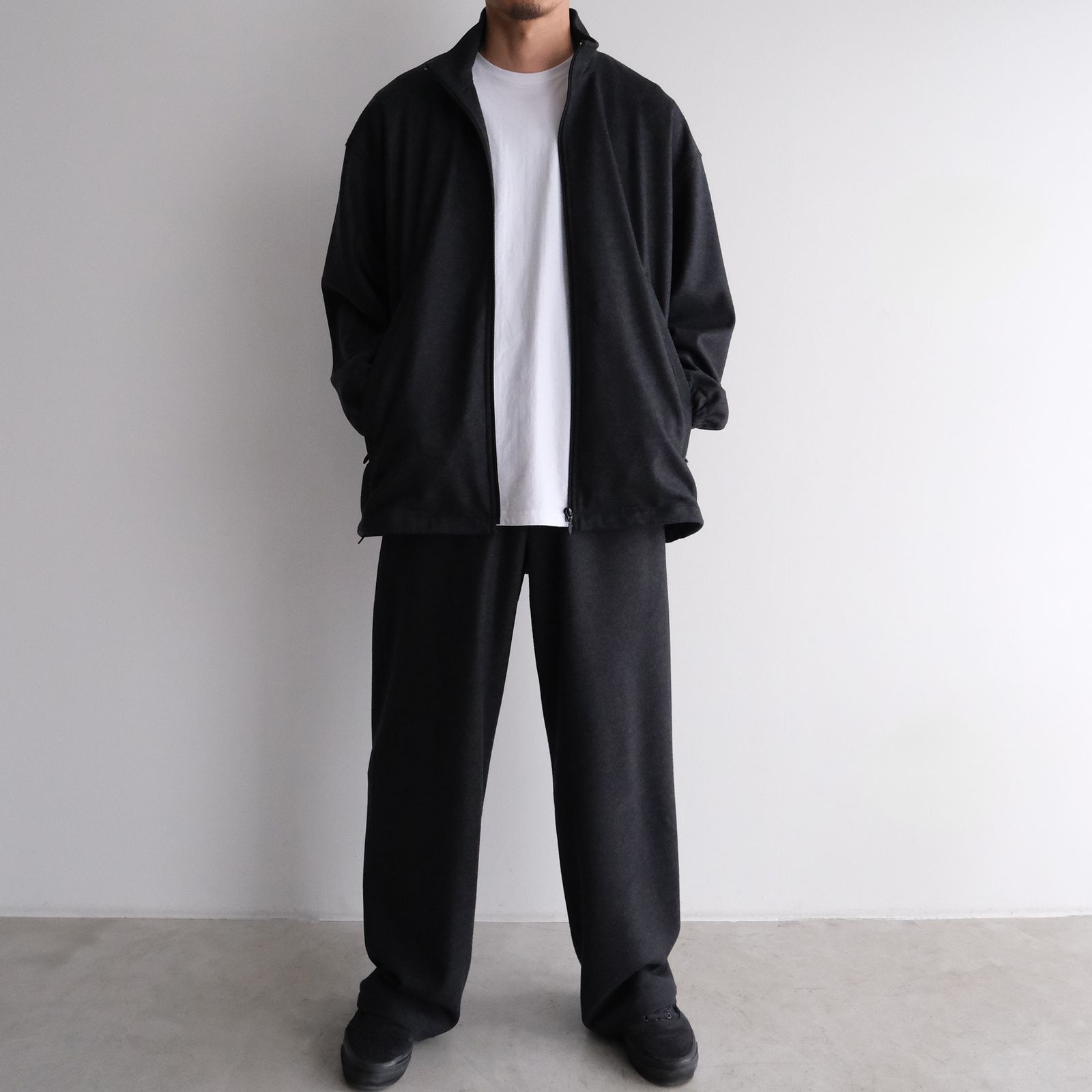 Wool Smooth Flannel Track Blouson -ブルゾン-（Gray / グレー）GU253-30220B
