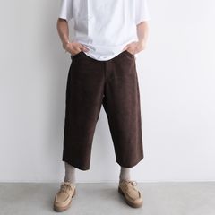 Suede Trousers -パンツ-（Brown / ブラウン）