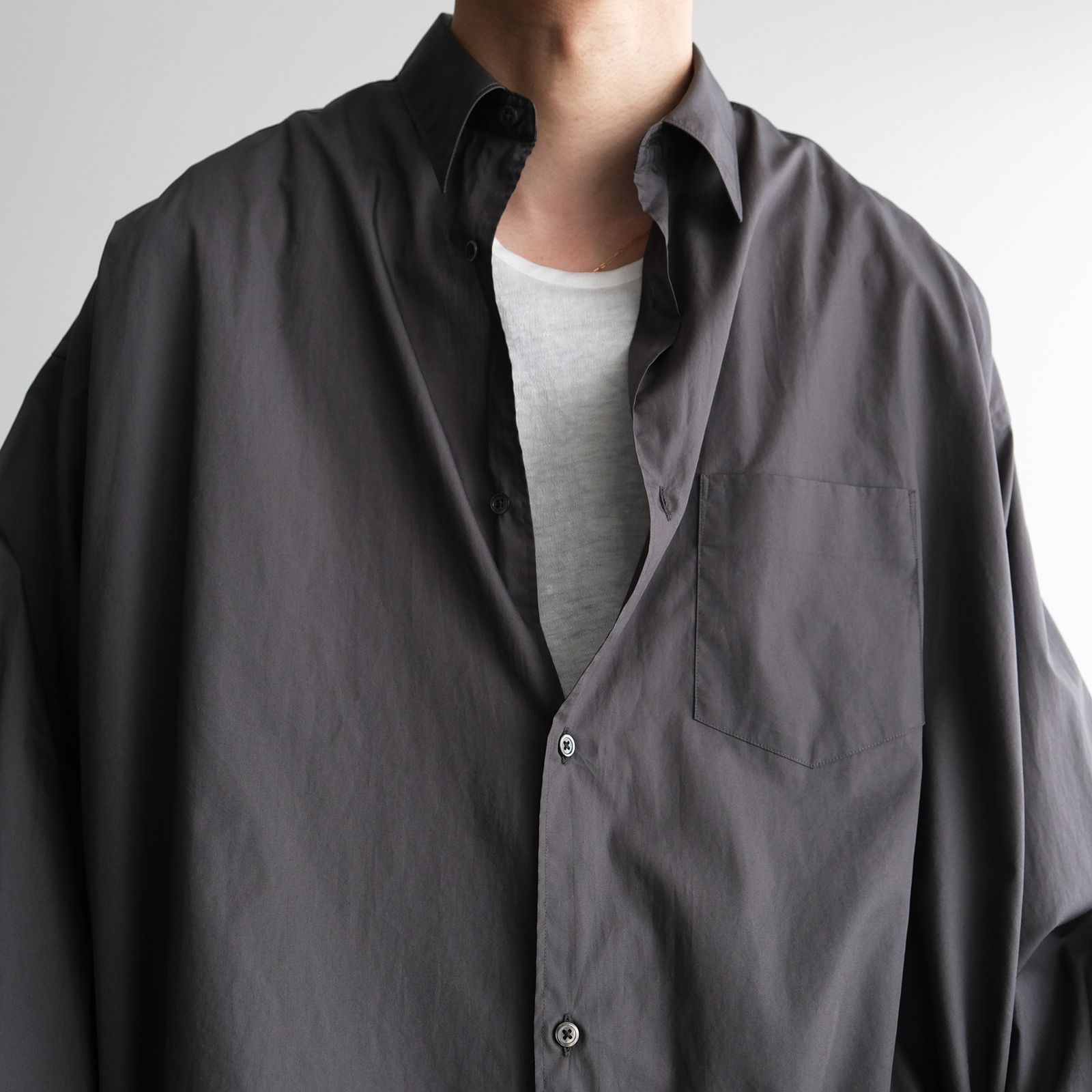Linen Pique Tank Top -タンクトップ-（White / ホワイト）
