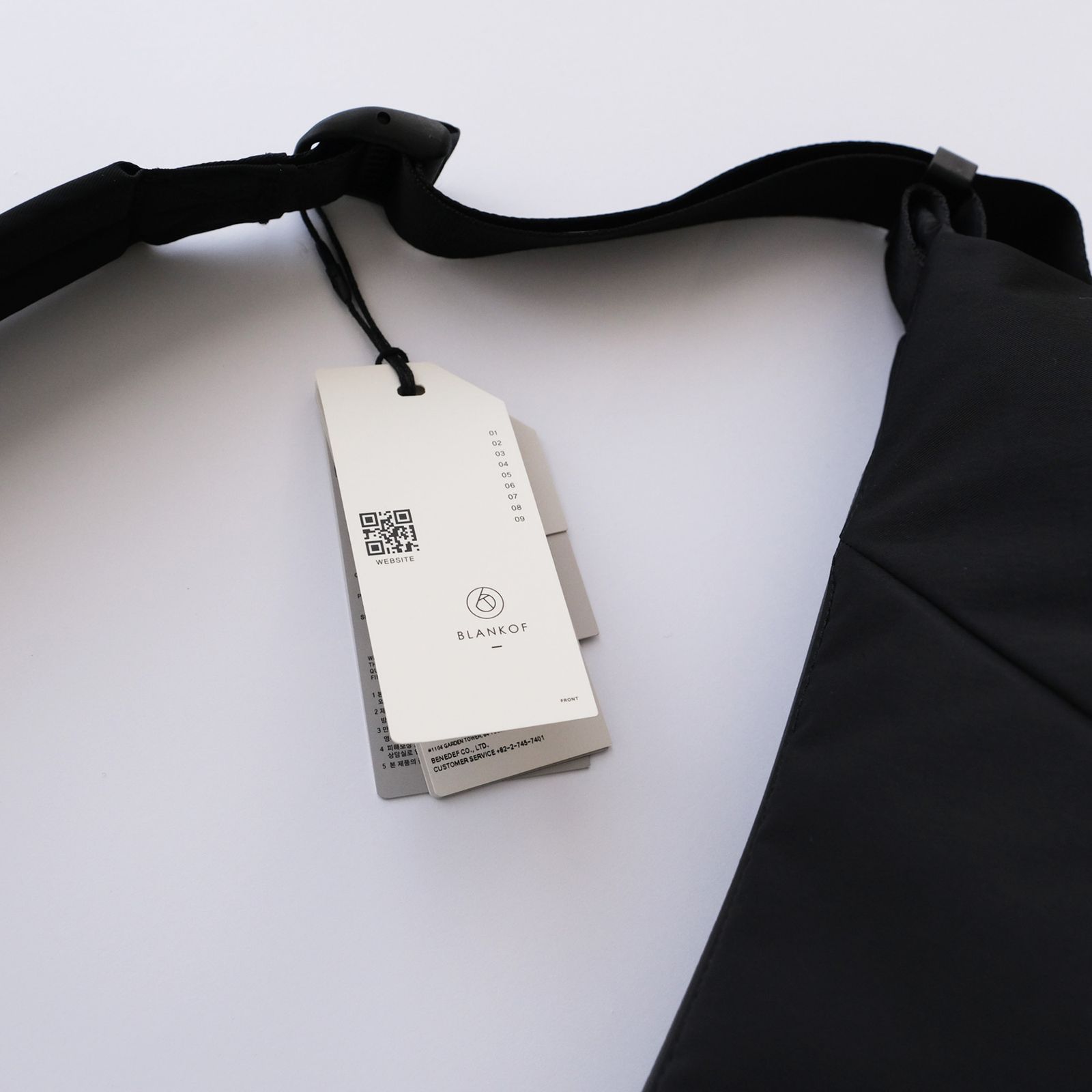 Blankof For GP Large Crescent Bag -バッグ-（Black / ブラック）GU261-90502