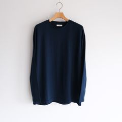 Suvin 60/2 Over Sized Long T-Shirt -Tシャツ-（Blue / ブルー）