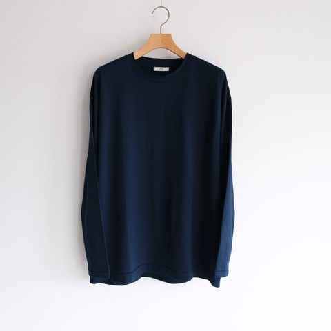 Suvin 60/2 Over Sized Long T-Shirt -Tシャツ-（Blue / ブルー）