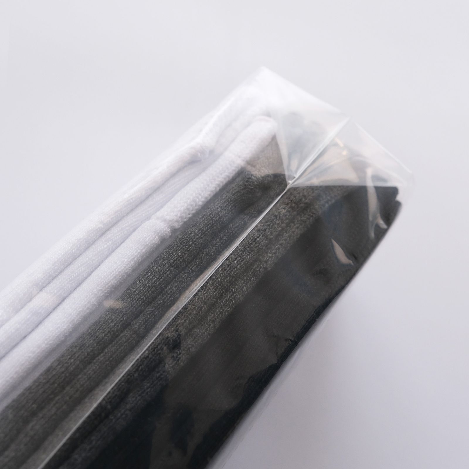 Graphpaper Tabi 3-Pack Socks -ソックス-（Monotone / モノトーン）
