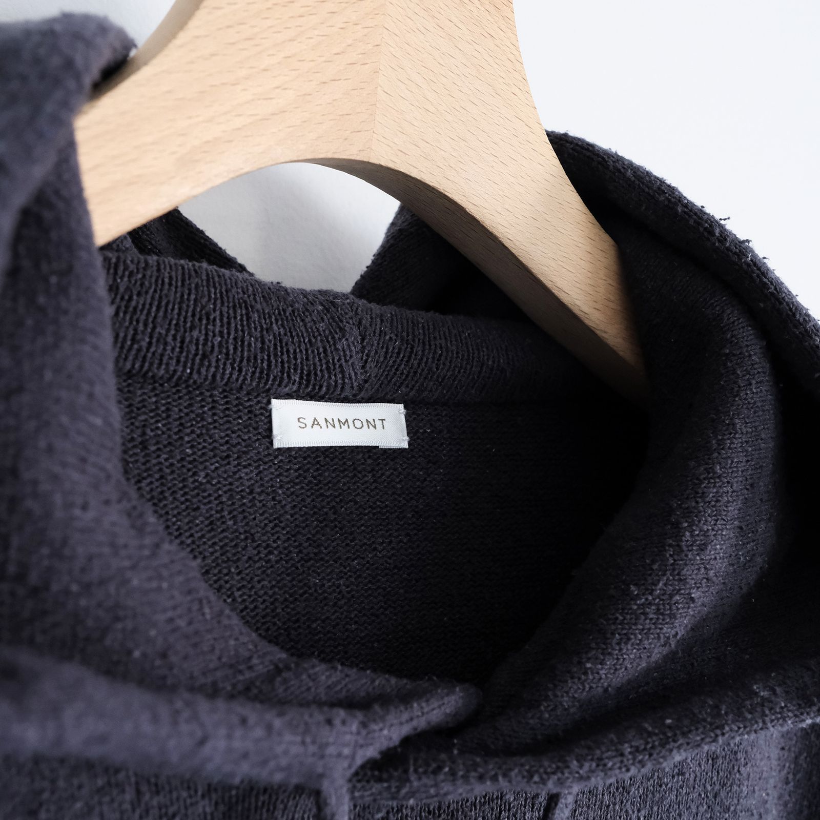Silk Knit Parka -ニット-（Dark Navy / ダークネイビー）