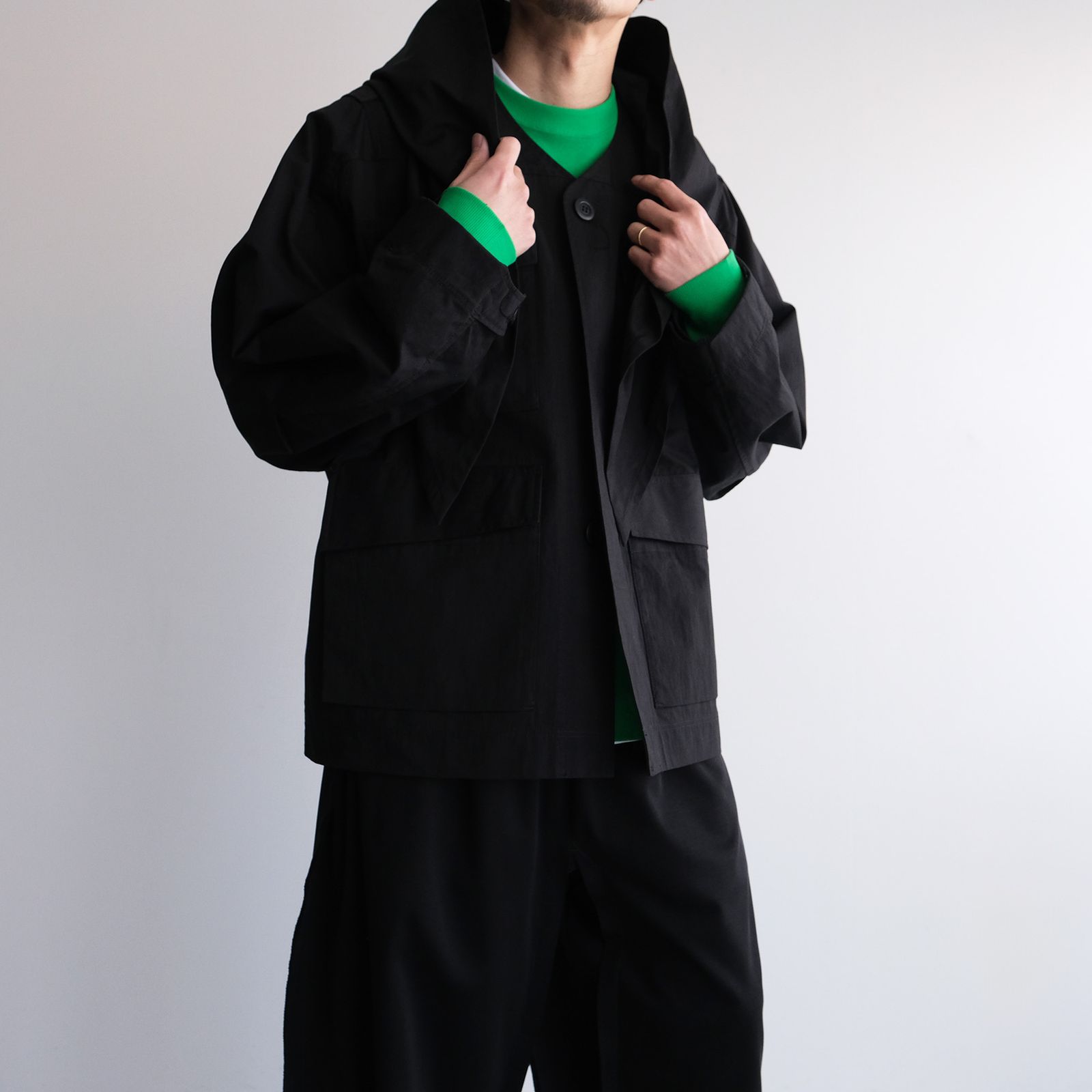 Haori Miritary：Jacket -ジャケット-（Black / ブラック）