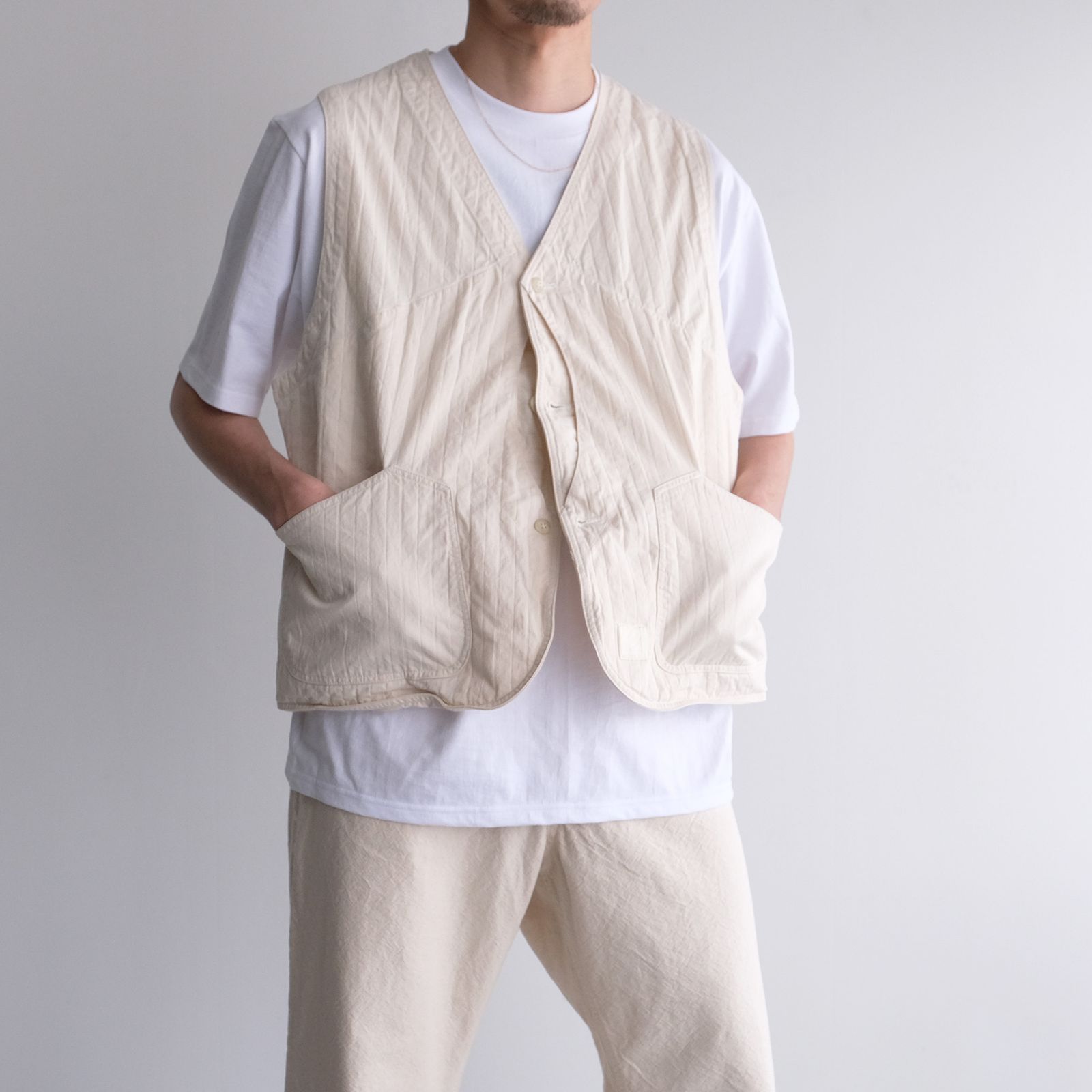 Hunting Vest -ジャケット-（Natural / ナチュラル）