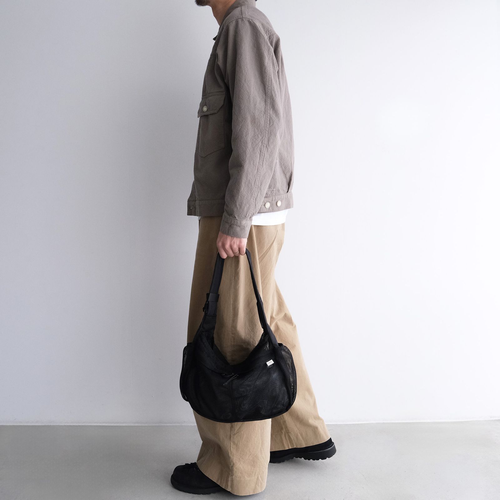 Mesh Shoulder Bag -バッグ-（Black / ブラック）