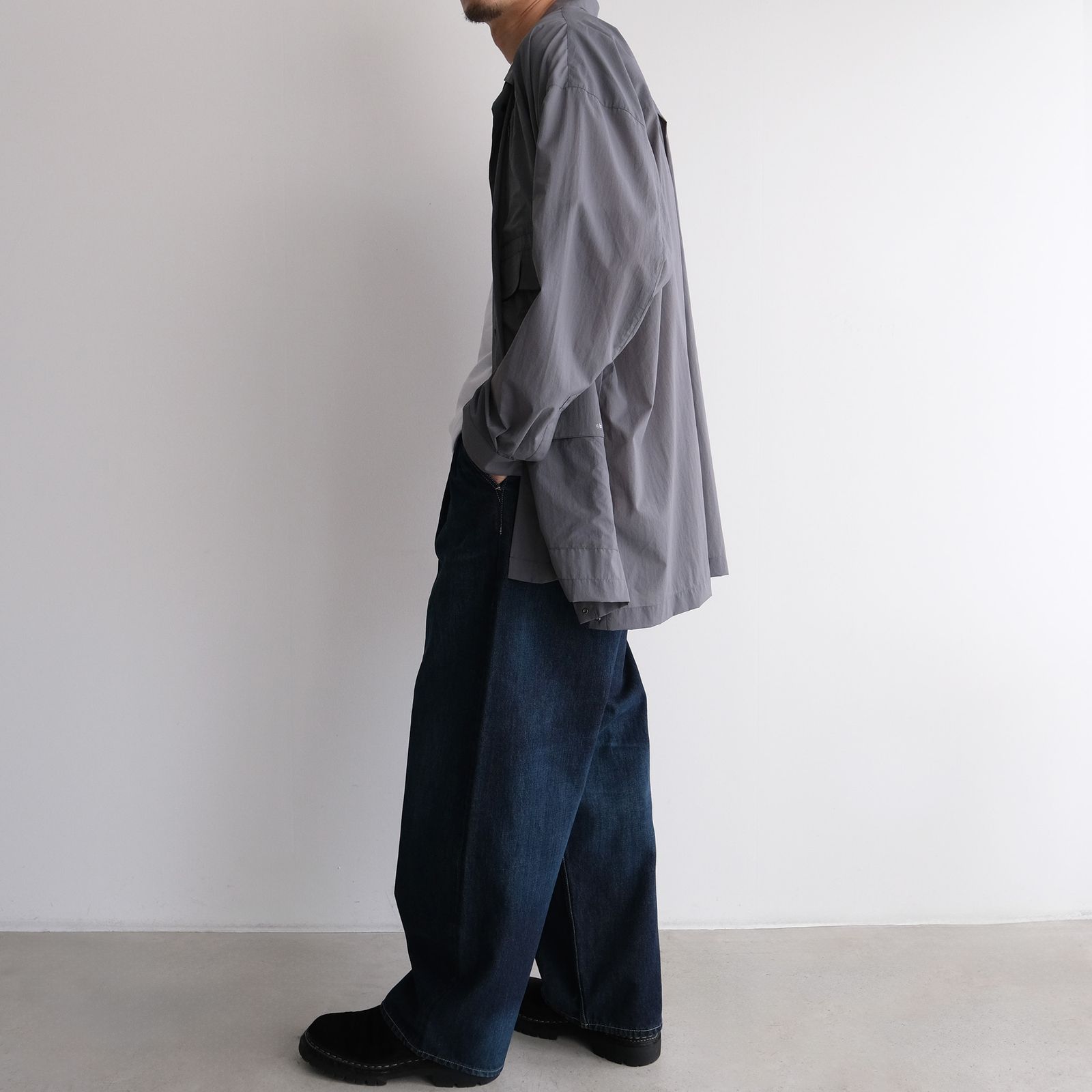 Pertex Utility Longline Shirt -シャツ-（Gray / グレー）