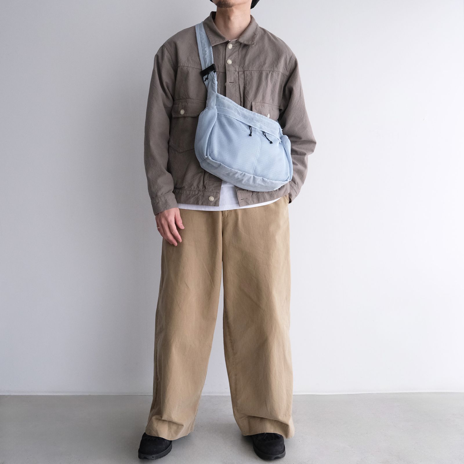 Mesh Shoulder Bag -バッグ-（Blue / ブルー）