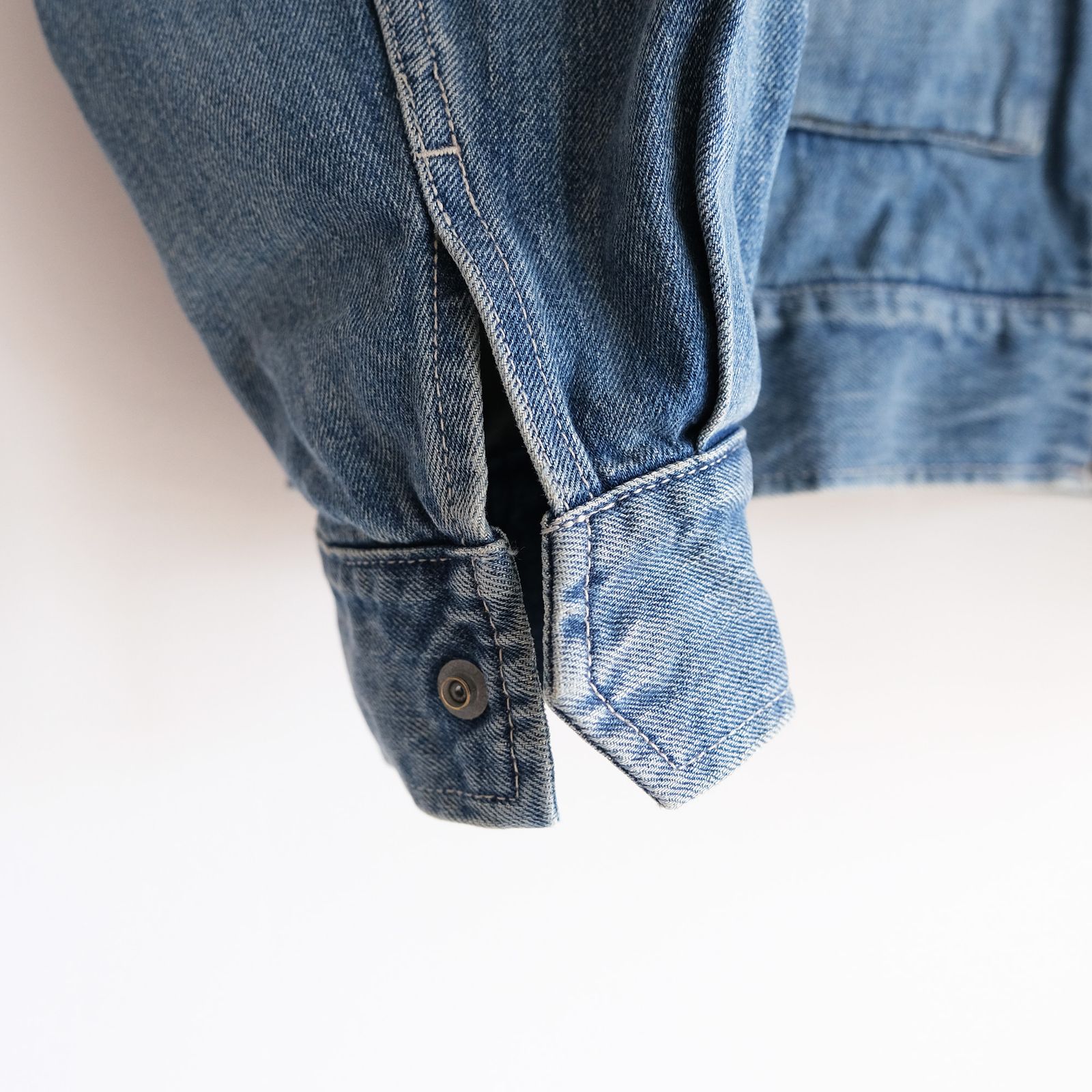 Selvage Denim Zip Jacket -デニムジャケット-（Indigo Light Fade / インディゴライトフェイド）
