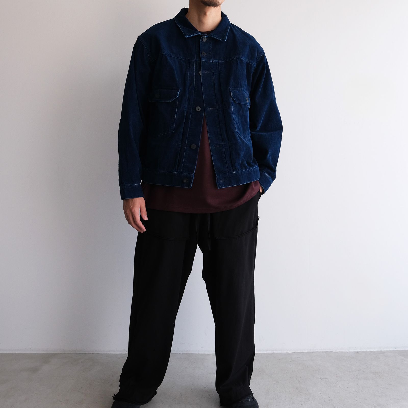 Merino Qualitee -Tシャツ-（Burgundy / バーガンディ）