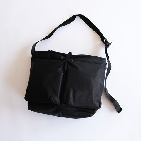 Recycle Twill Courier Shoulder -バッグ-（Black / ブラック）